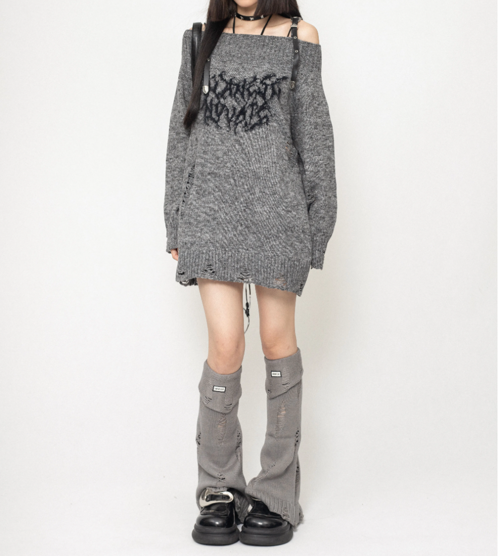 ショルダーワンピニット KSG18092
