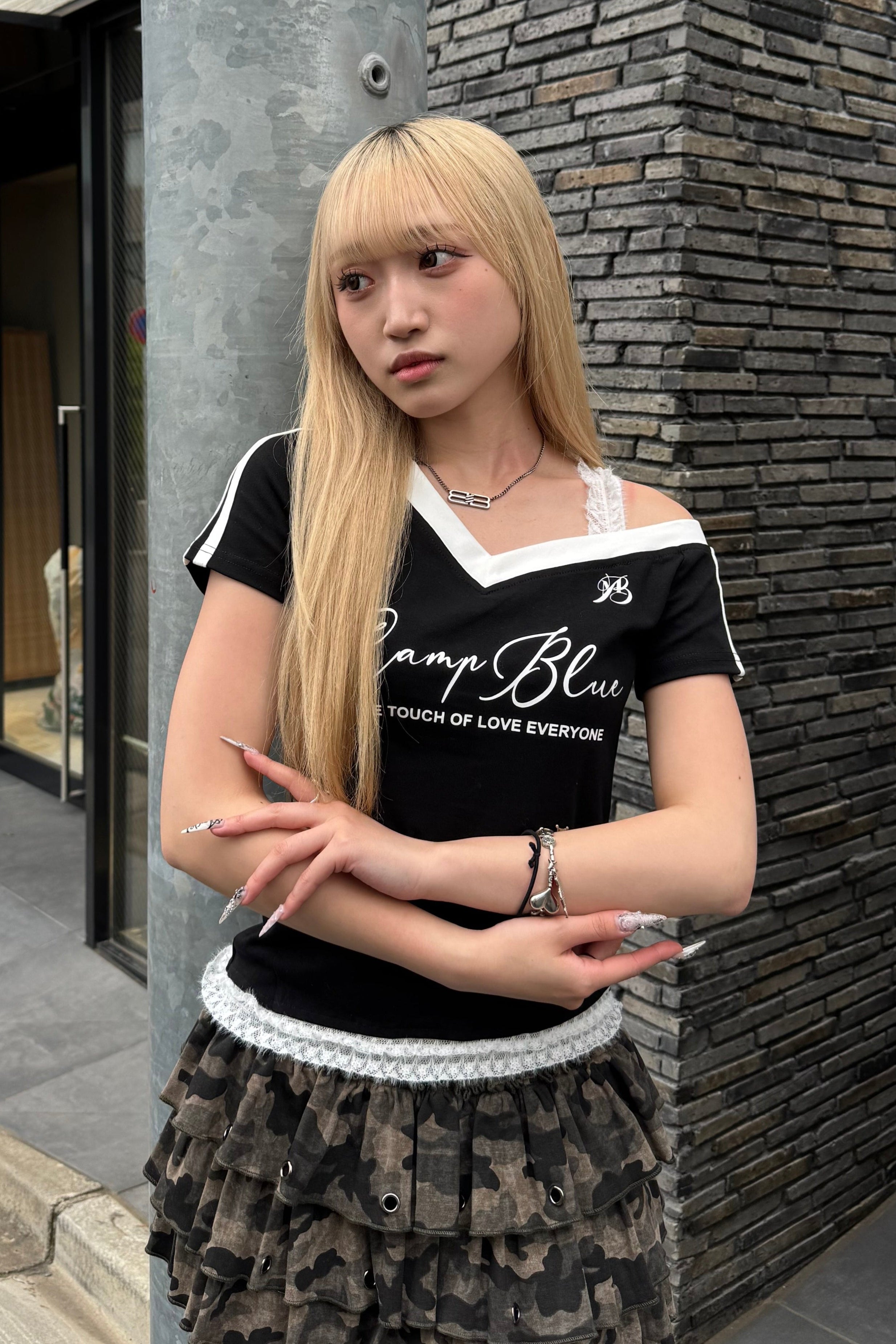ワンショルダーユニフォームTシャツ KSG20826