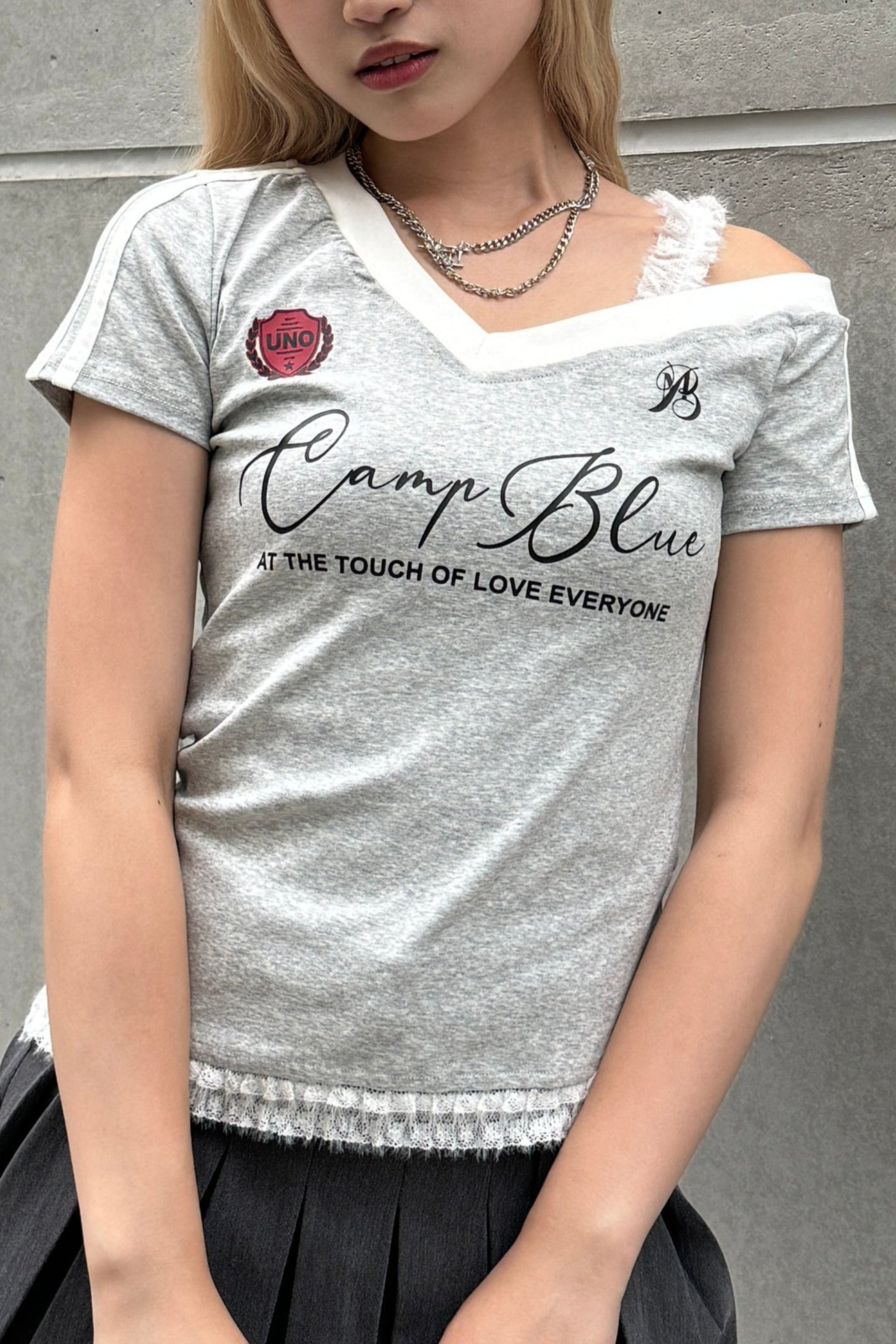 ワンショルダーユニフォームTシャツ KSG20826