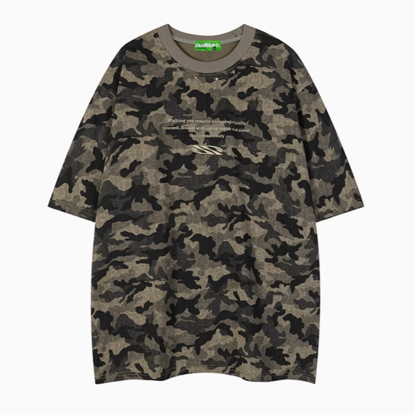 カモフラージュスタッズTシャツ KSG20839