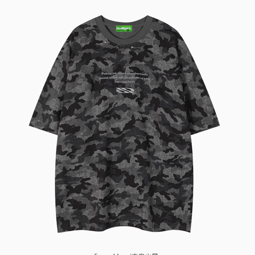 カモフラージュスタッズTシャツ KSG20839