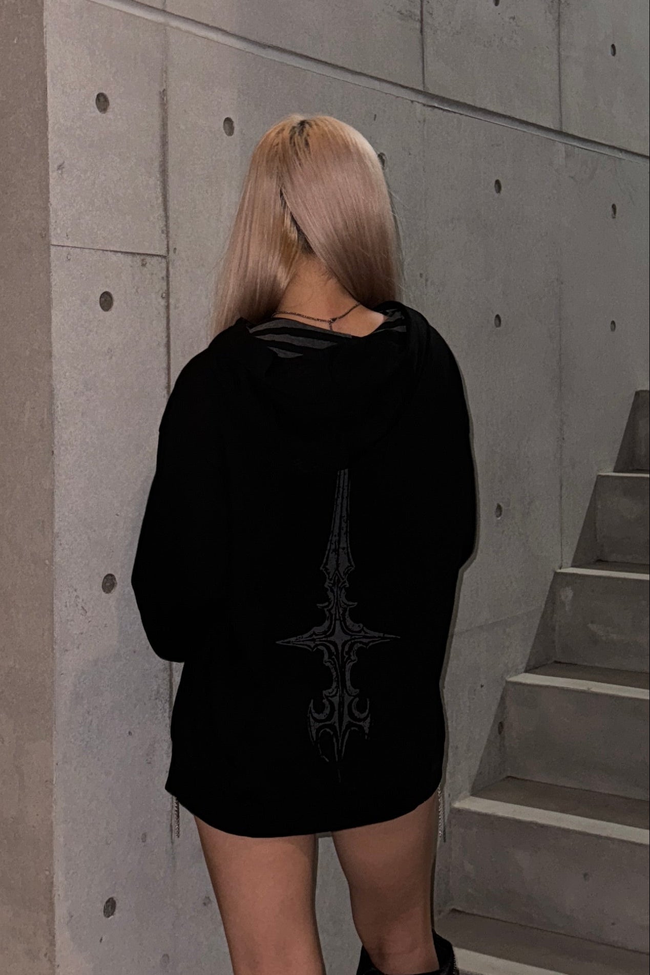 ボーダーライナーグラフィックパーカー KSG21150