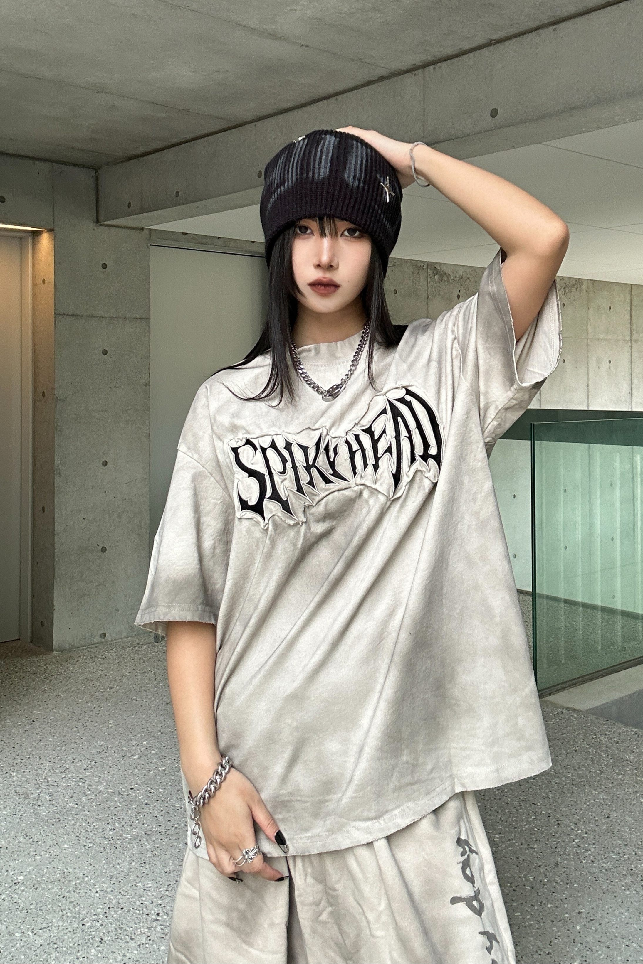 ドルマンレタリングTシャツ KSG20787