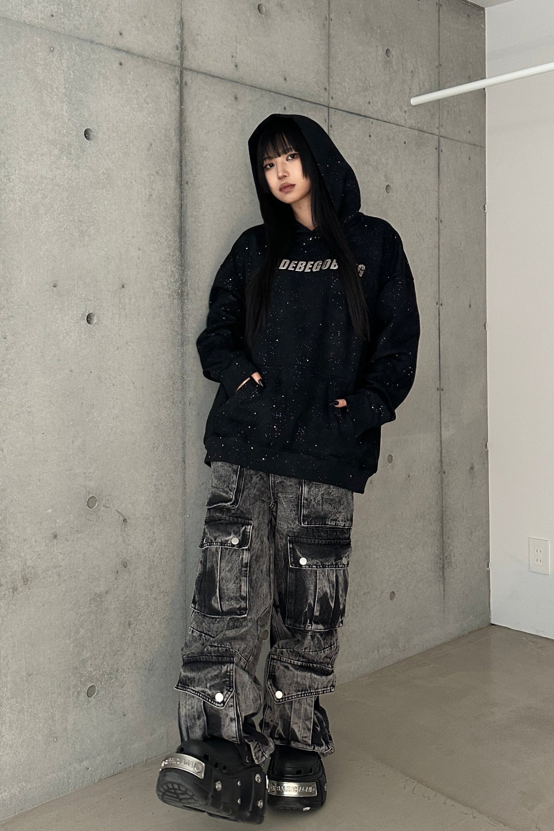 ウォッシュストリートカーゴデニム KSG19251