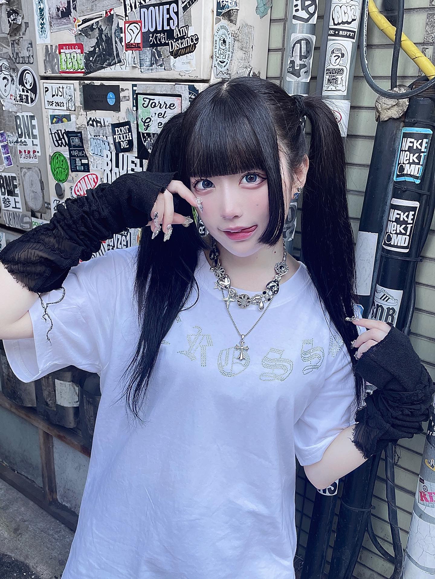 モードクロスメタルTシャツ KSG19080