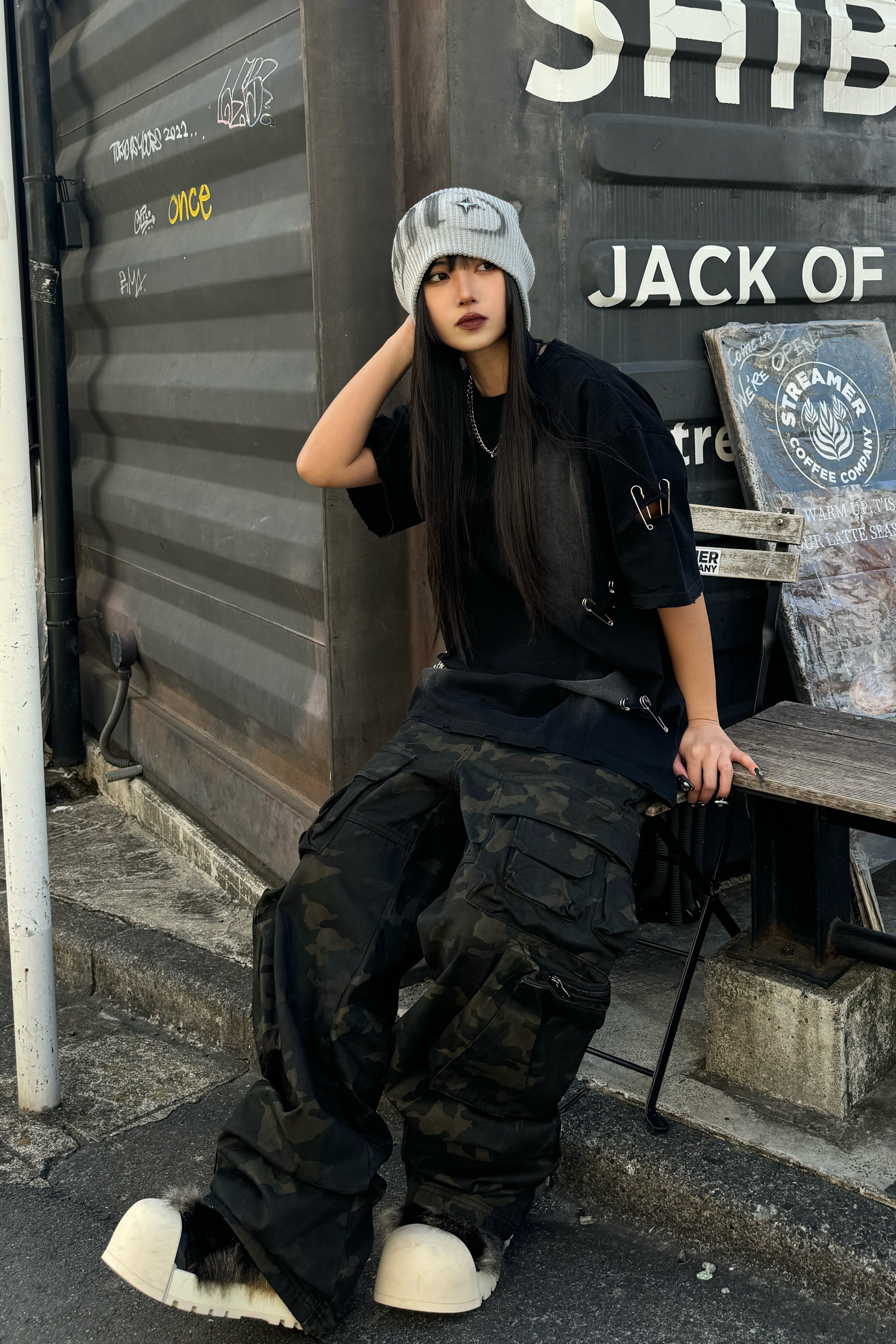 カモフラージュカーゴパンツ KSG19280