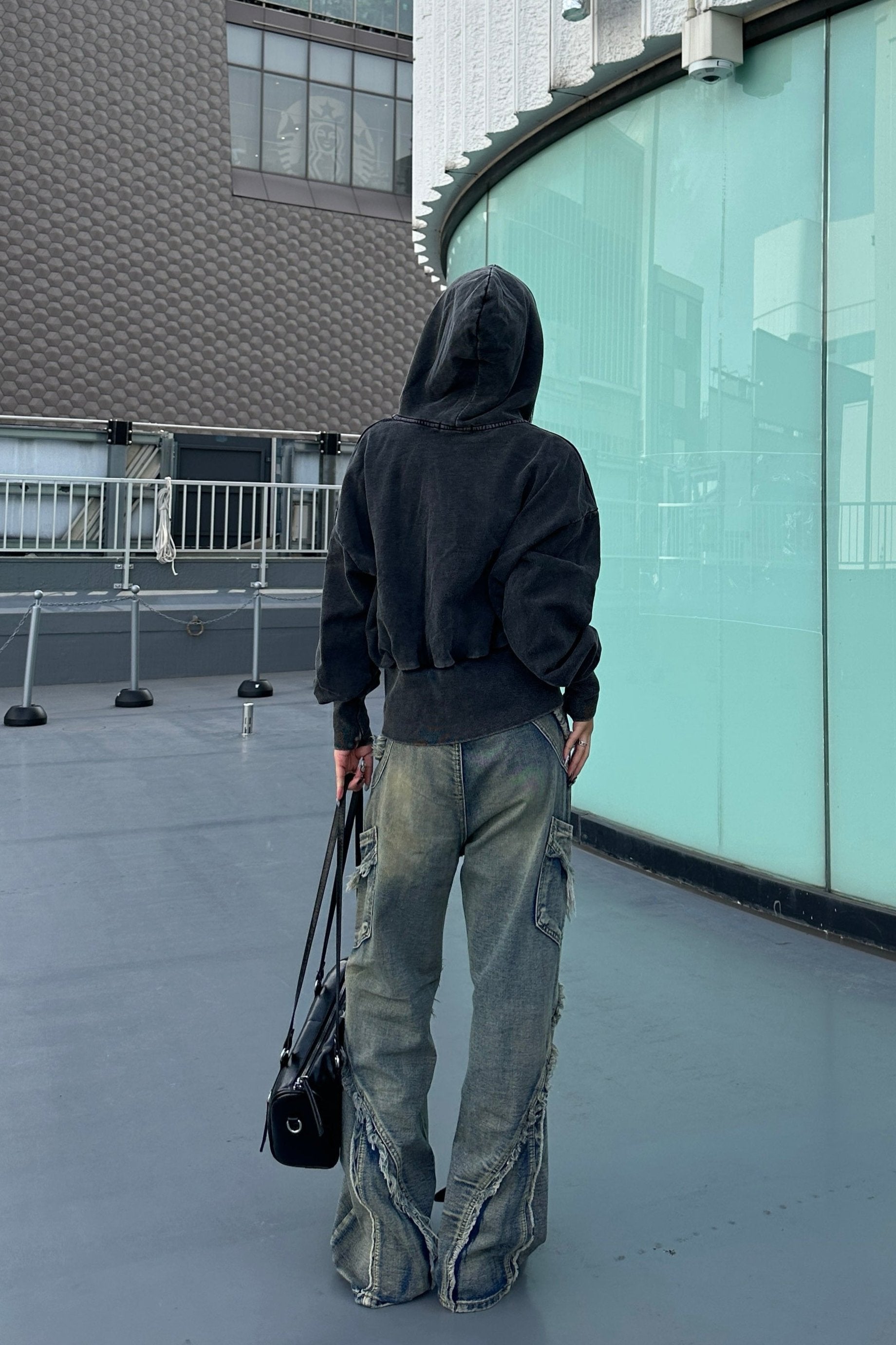 ウォッシュドブルーフリンジデニム KSG19121