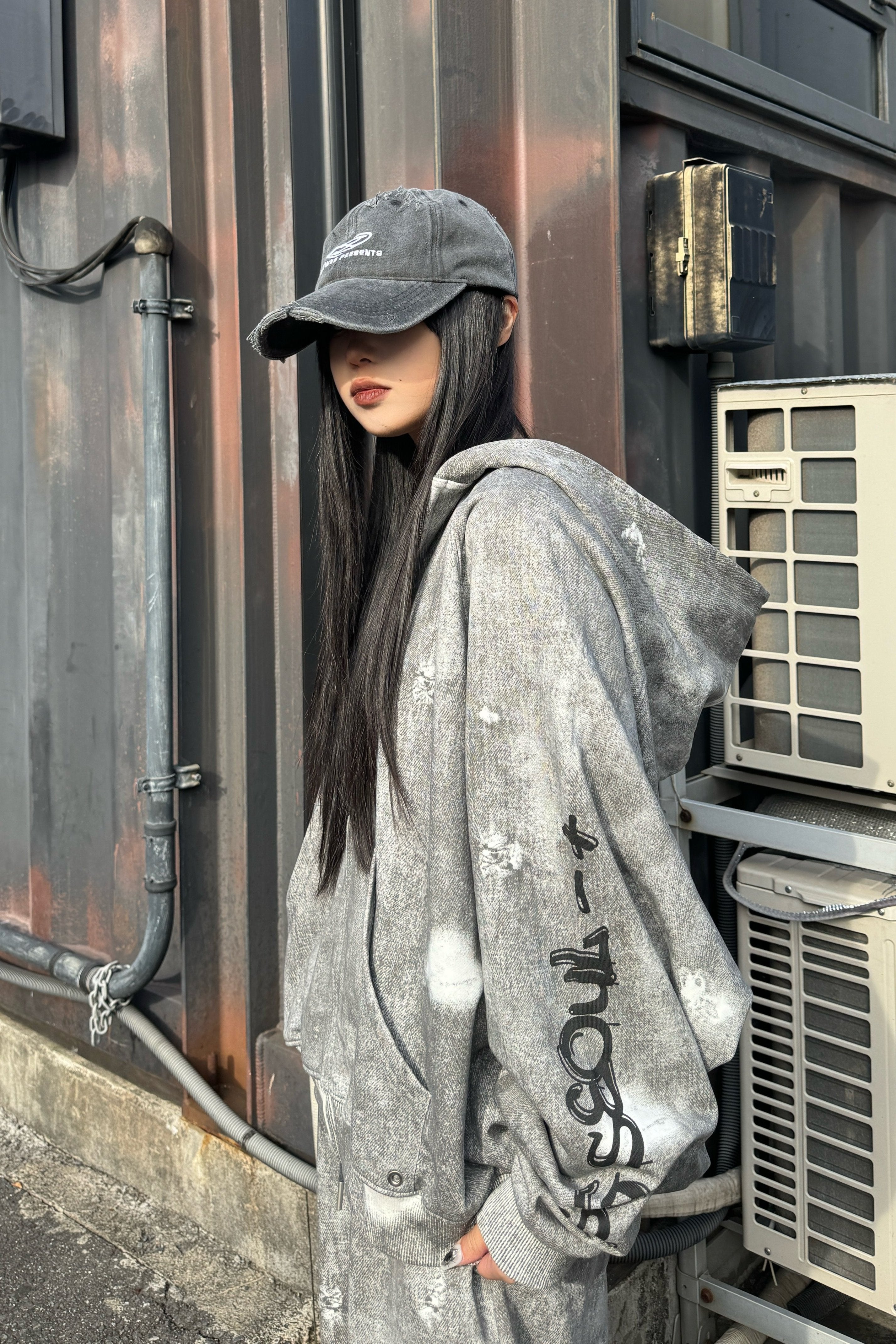 ドルマンロゴジップフーディーKSG20770