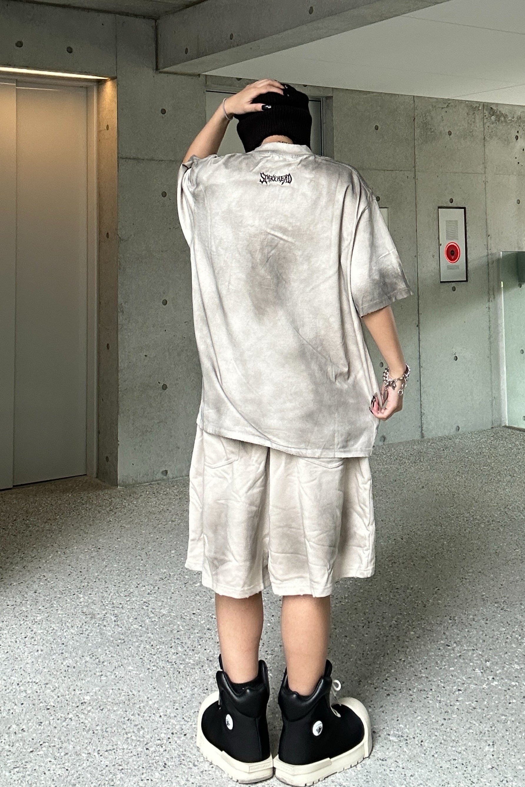 レタリングスウェットハーフパンツ KSG19200