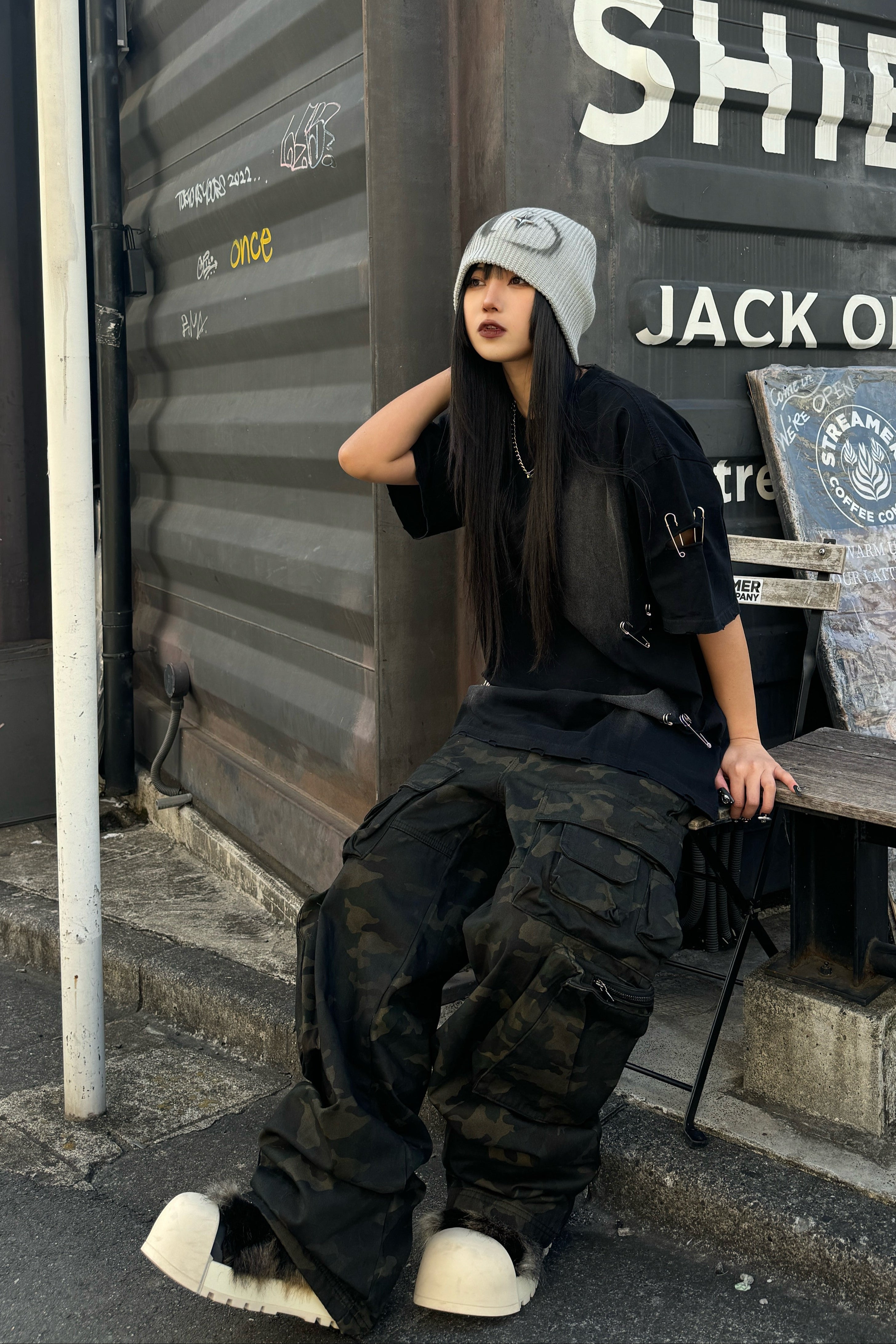 カモフラージュカーゴパンツ KSG19280