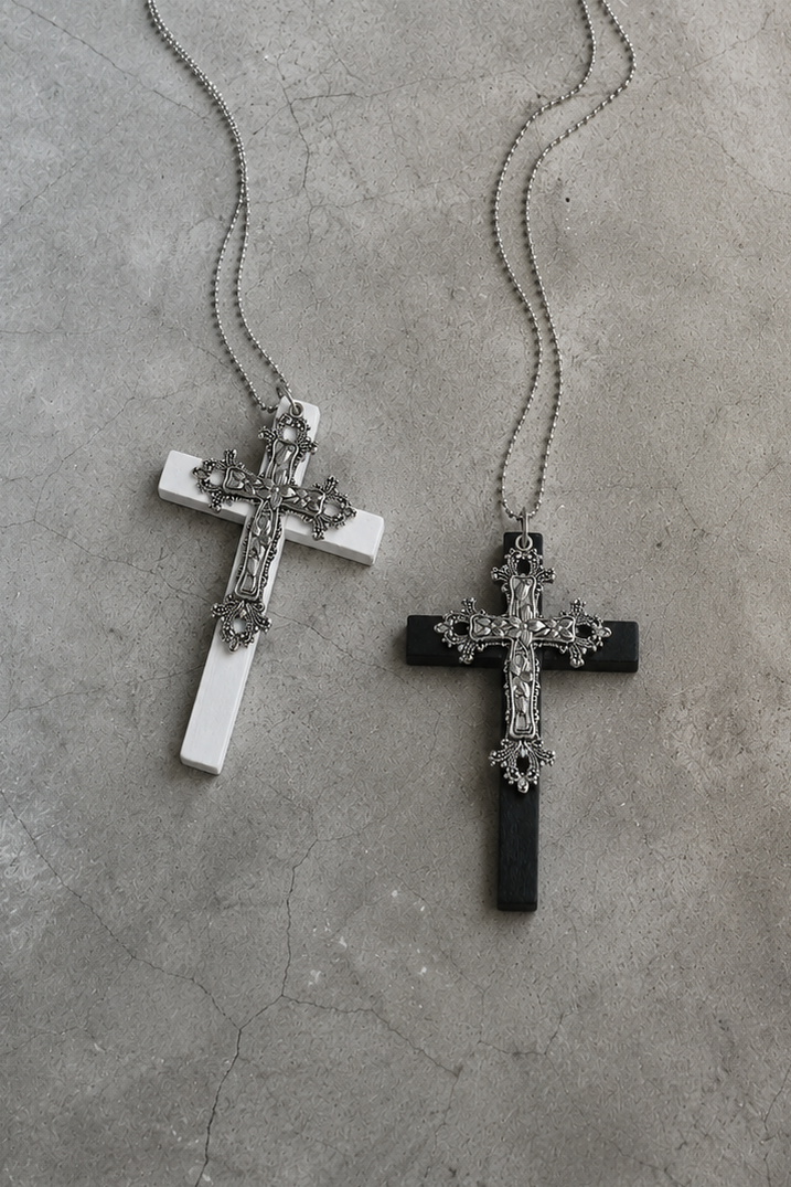 metal cross necklace KSG40133