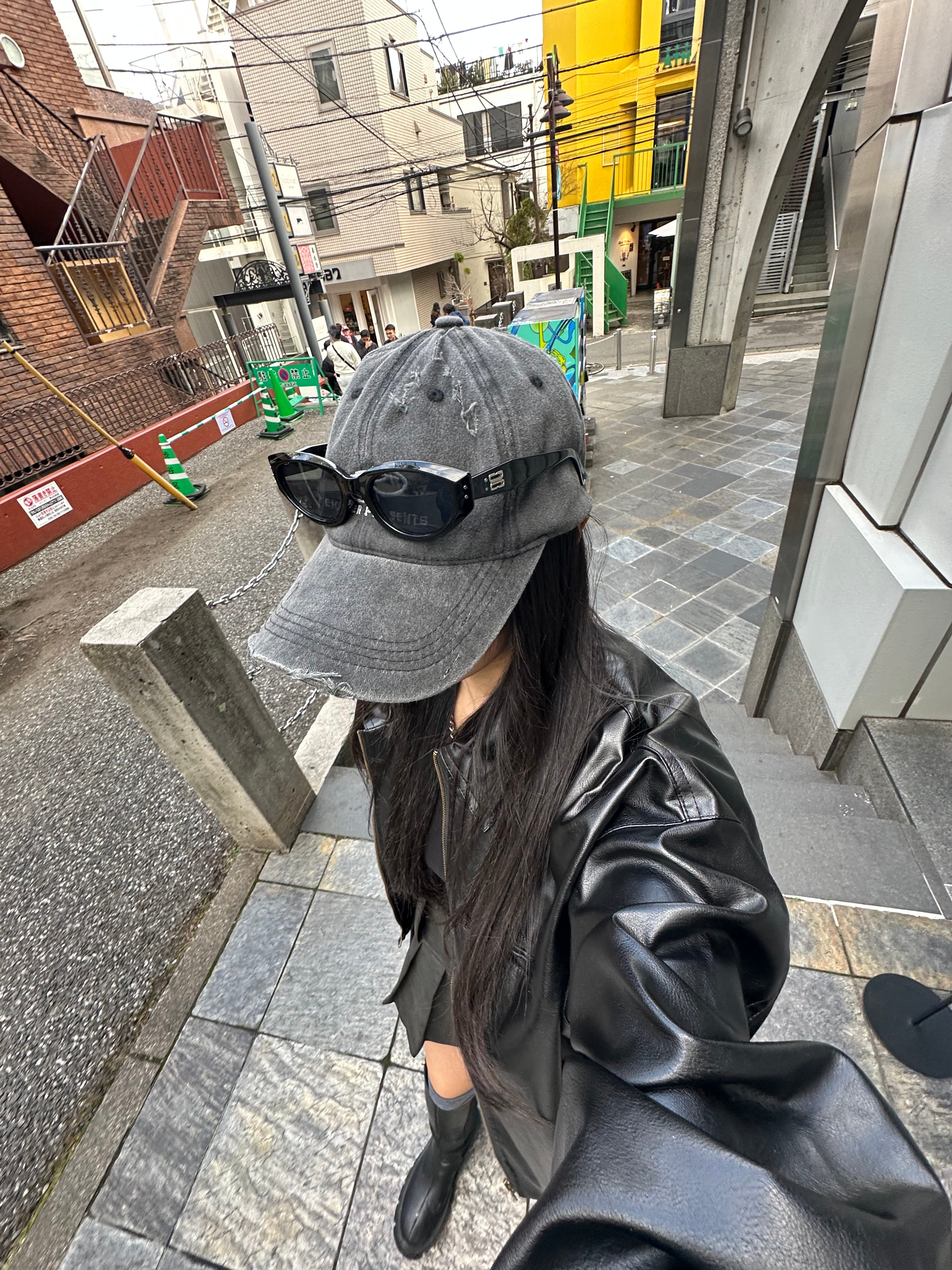 レザージャケット+プリーツスカートセットアップ KSG30003