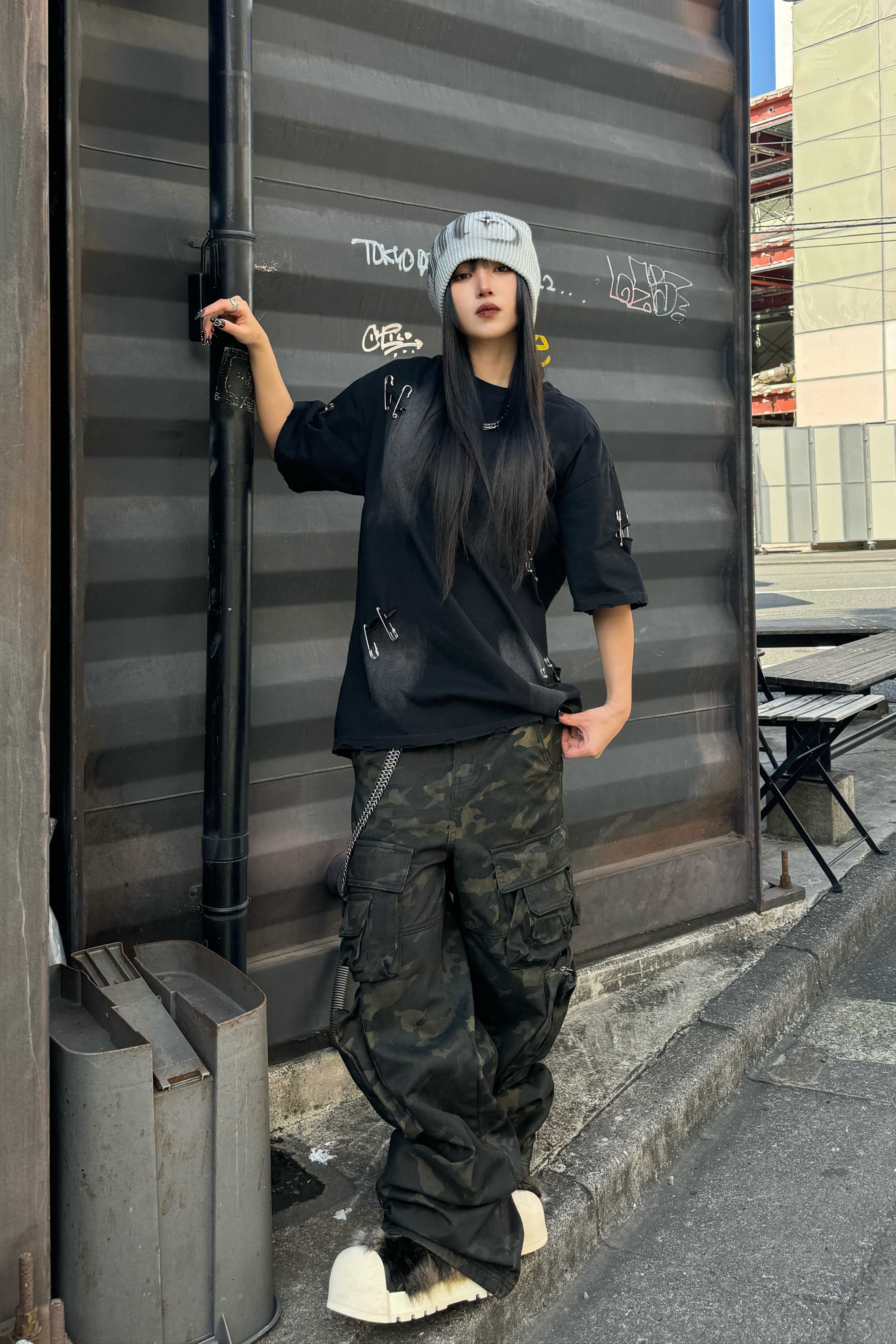カモフラージュカーゴパンツ KSG19280