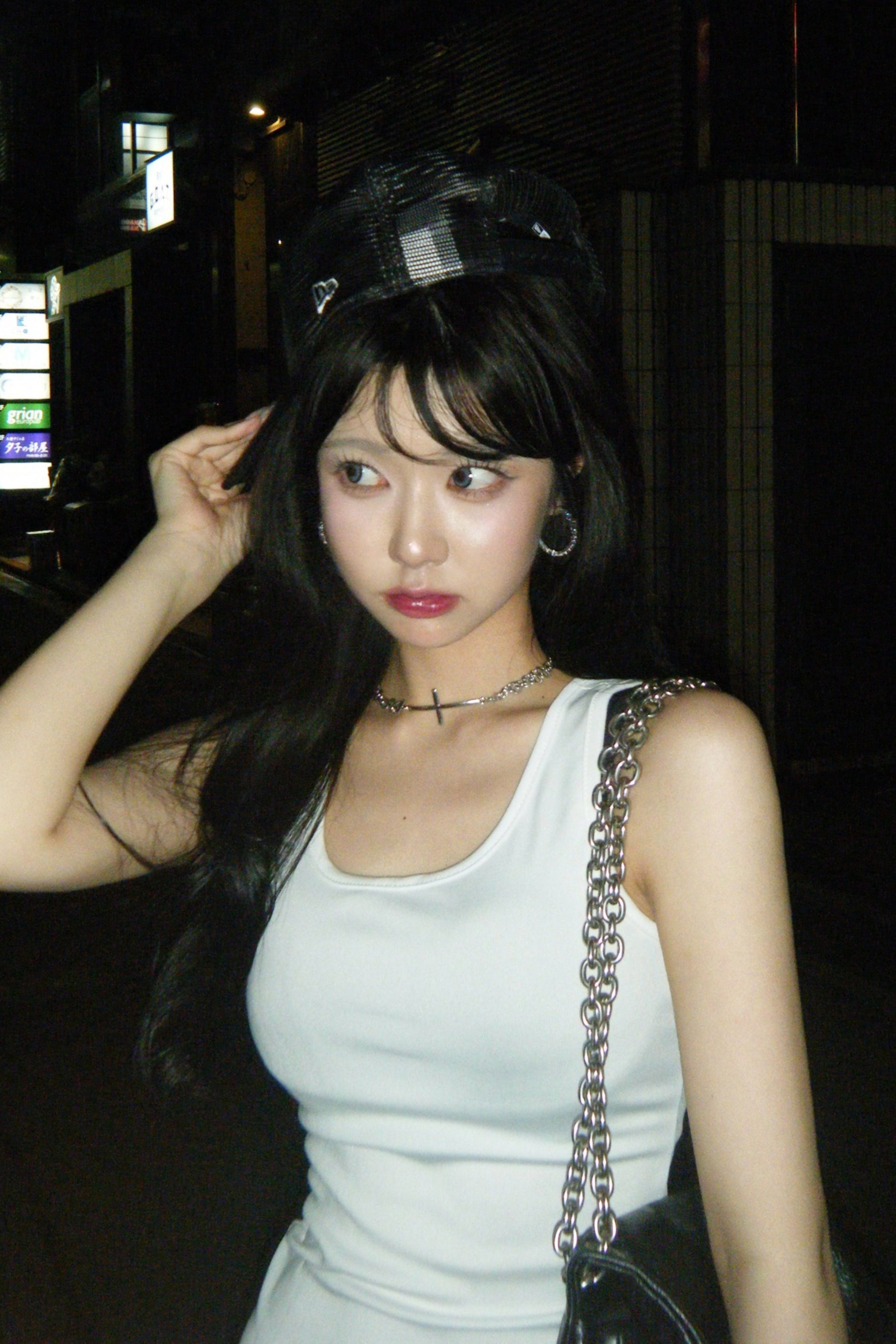 lettering cross sleeveless KSG20920