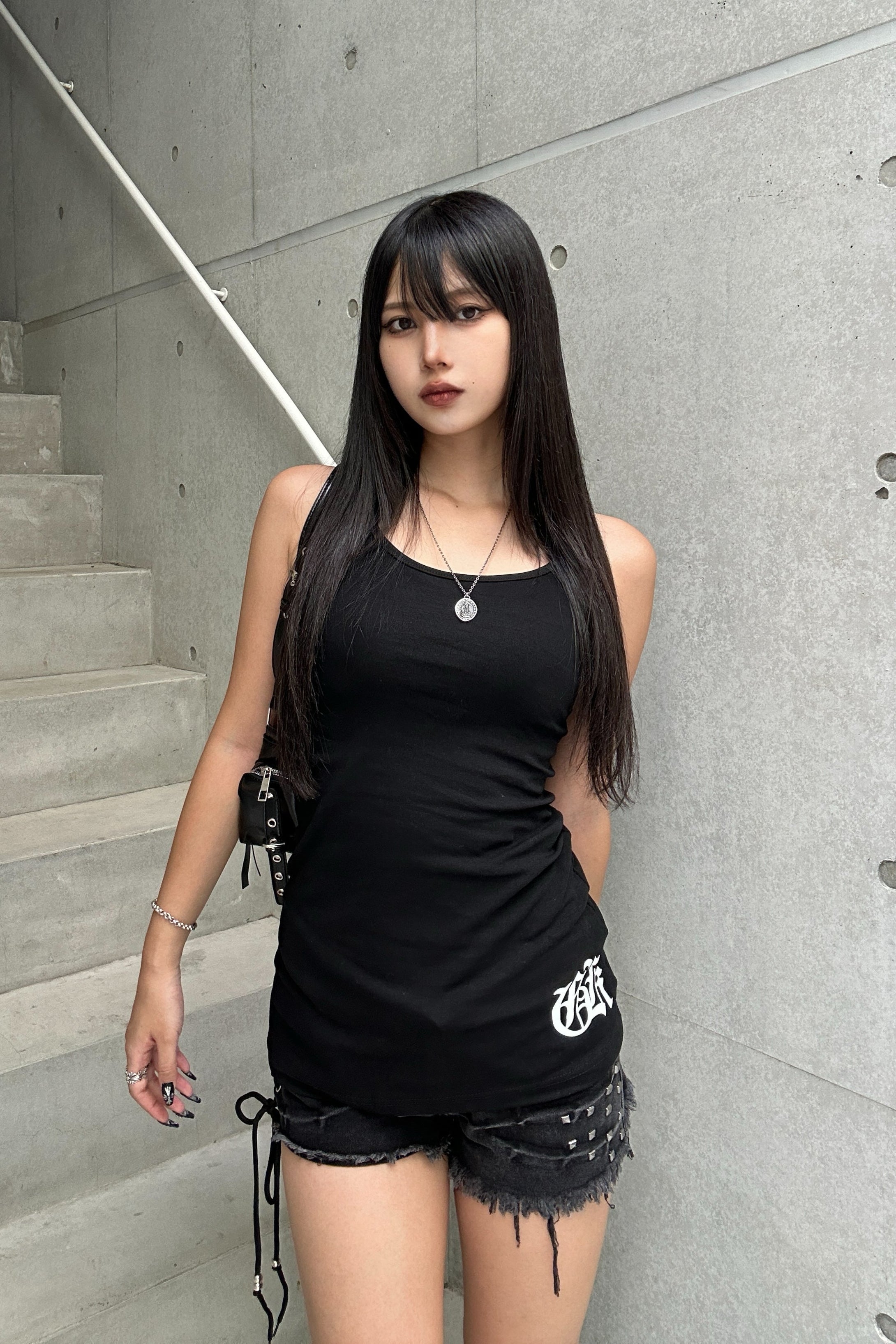 lettering cross sleeveless KSG20920