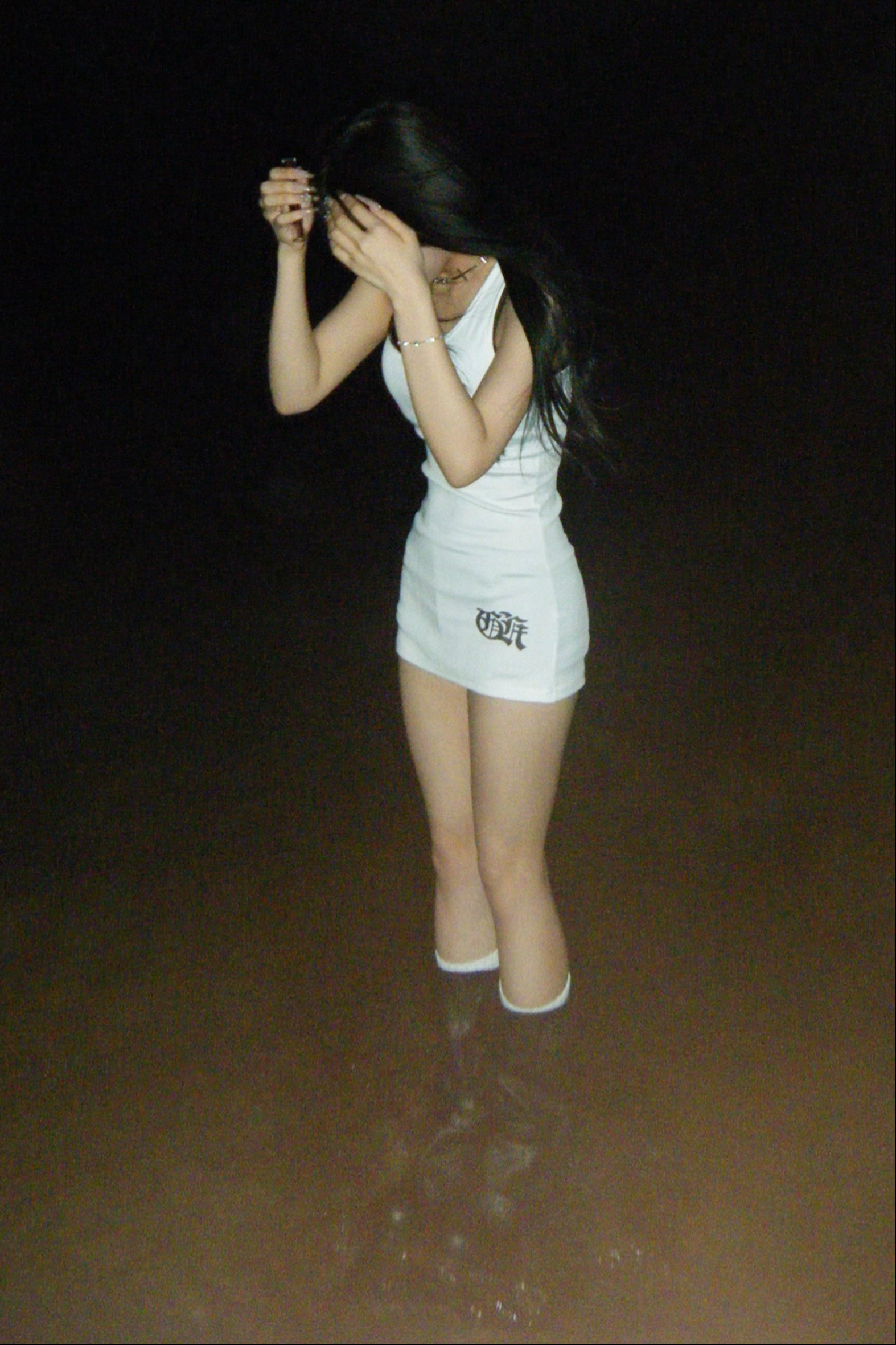 lettering cross sleeveless KSG20920