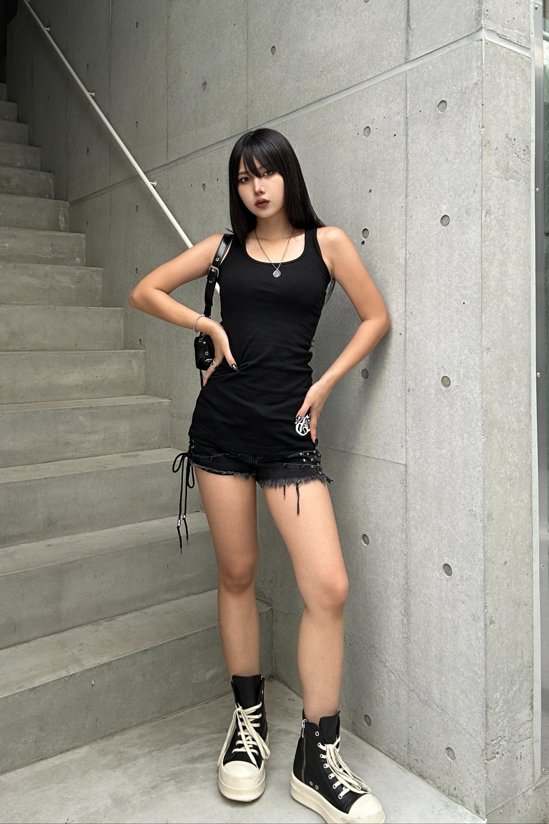 lettering cross sleeveless KSG20920