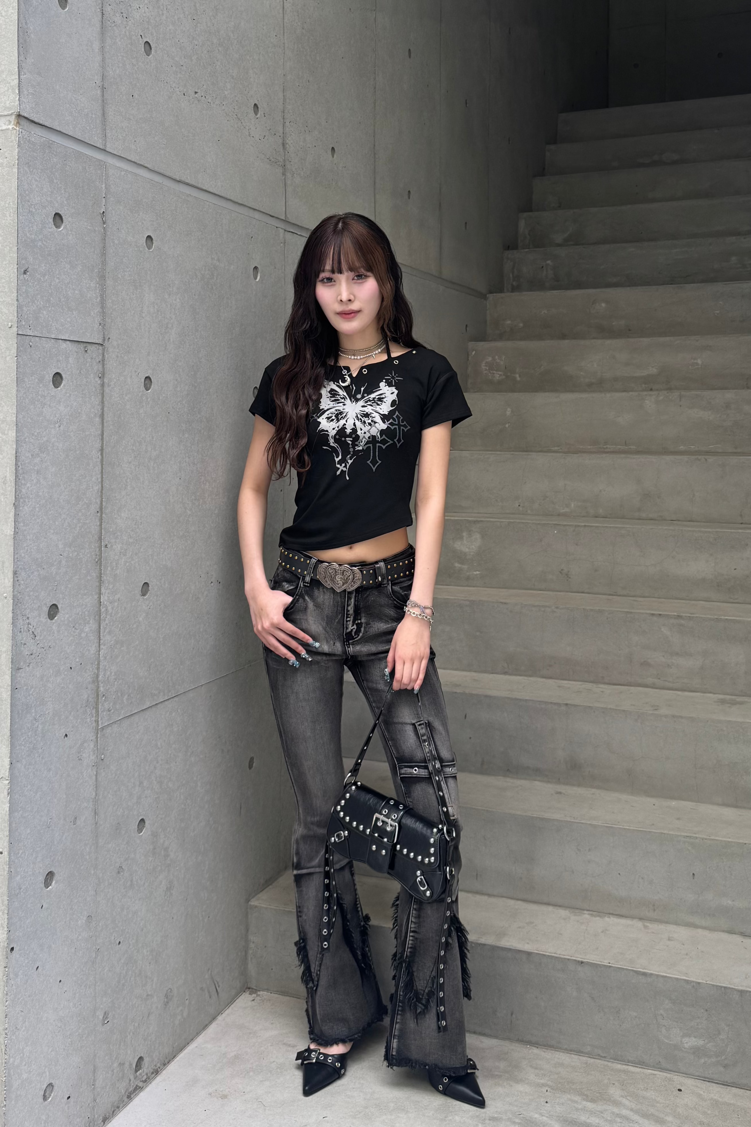 crush butterfly cut sew KSG20858