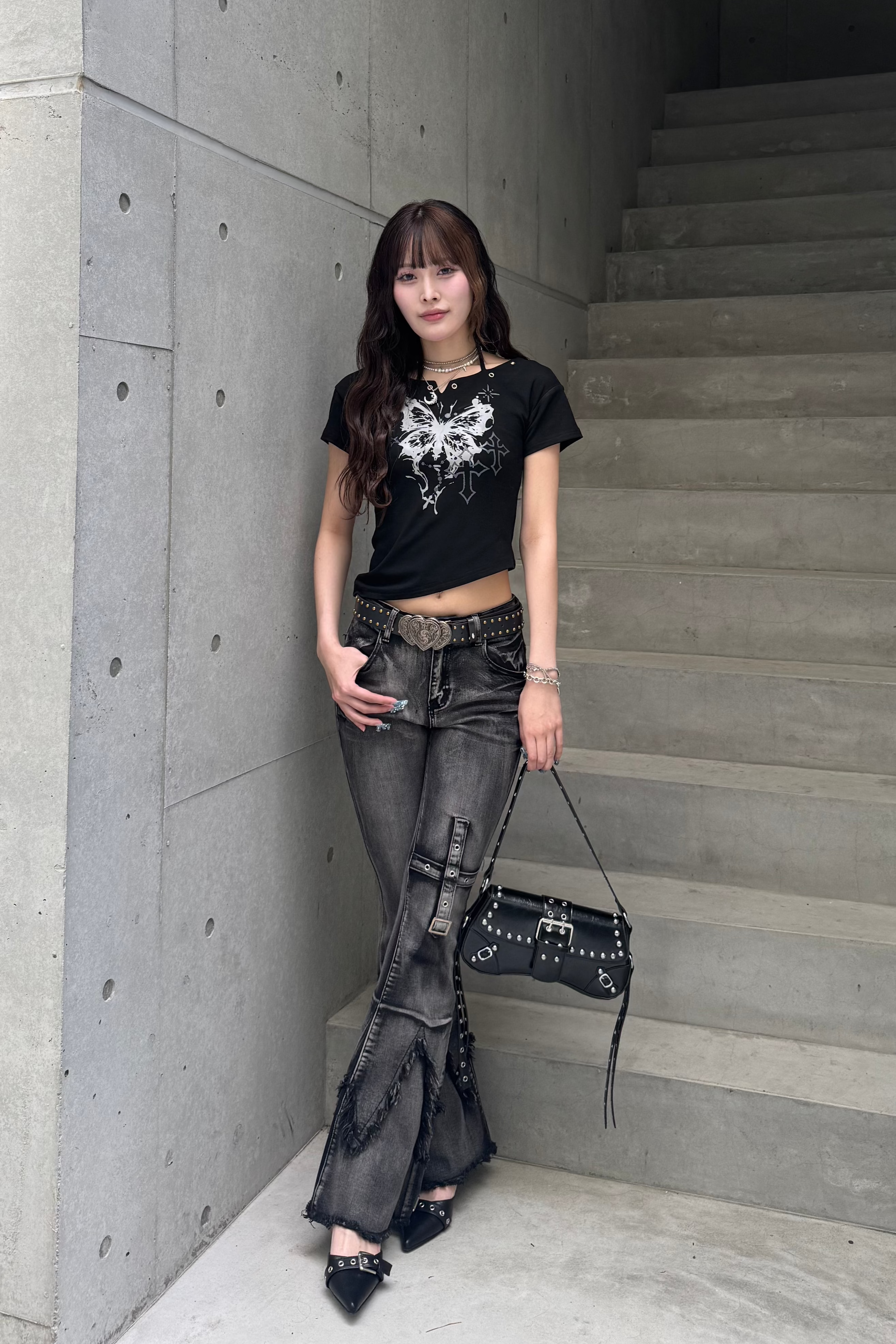 crush butterfly cut sew KSG20858