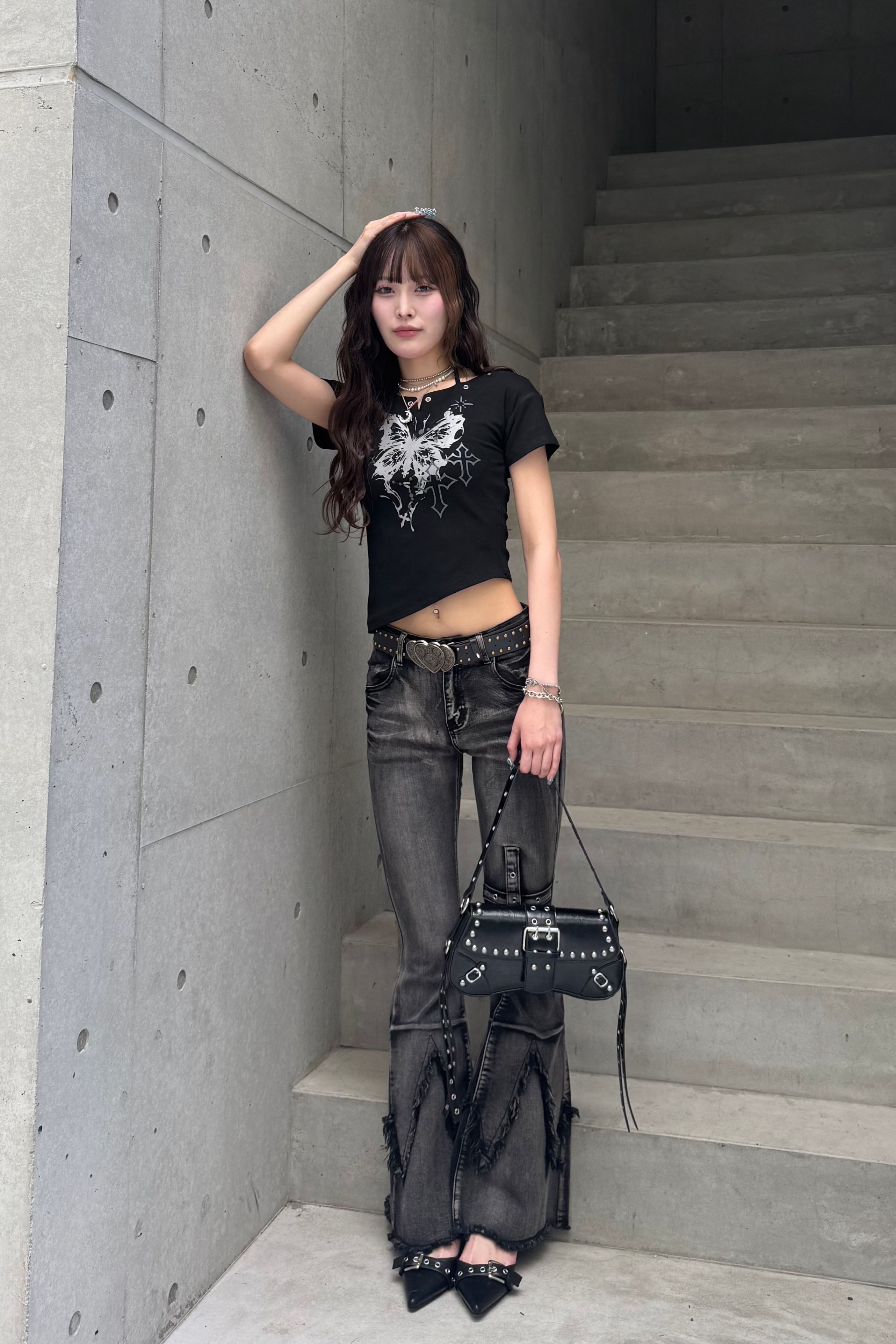 crush butterfly cut sew KSG20858