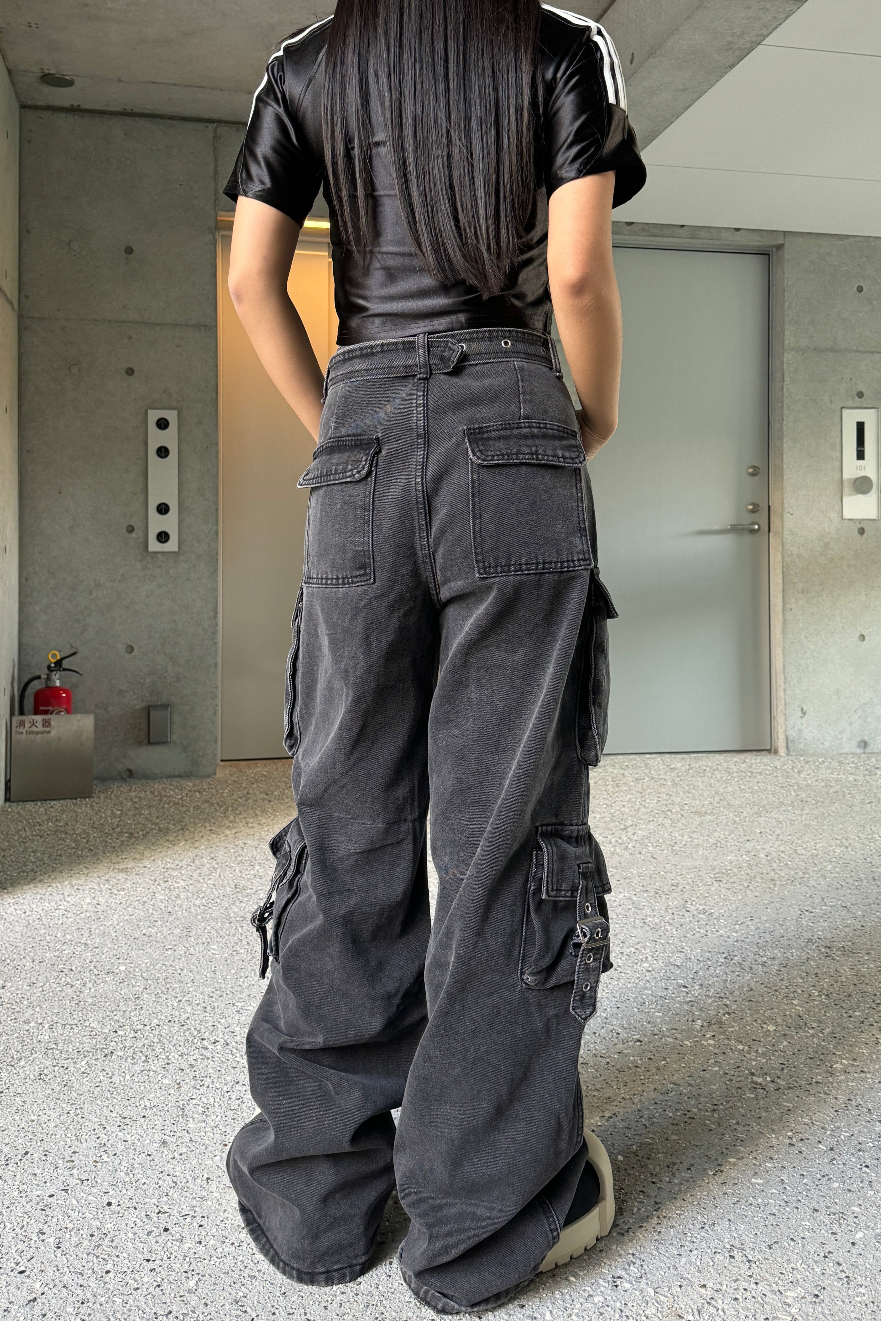 ベルトデザインカーゴパンツ KSG19227