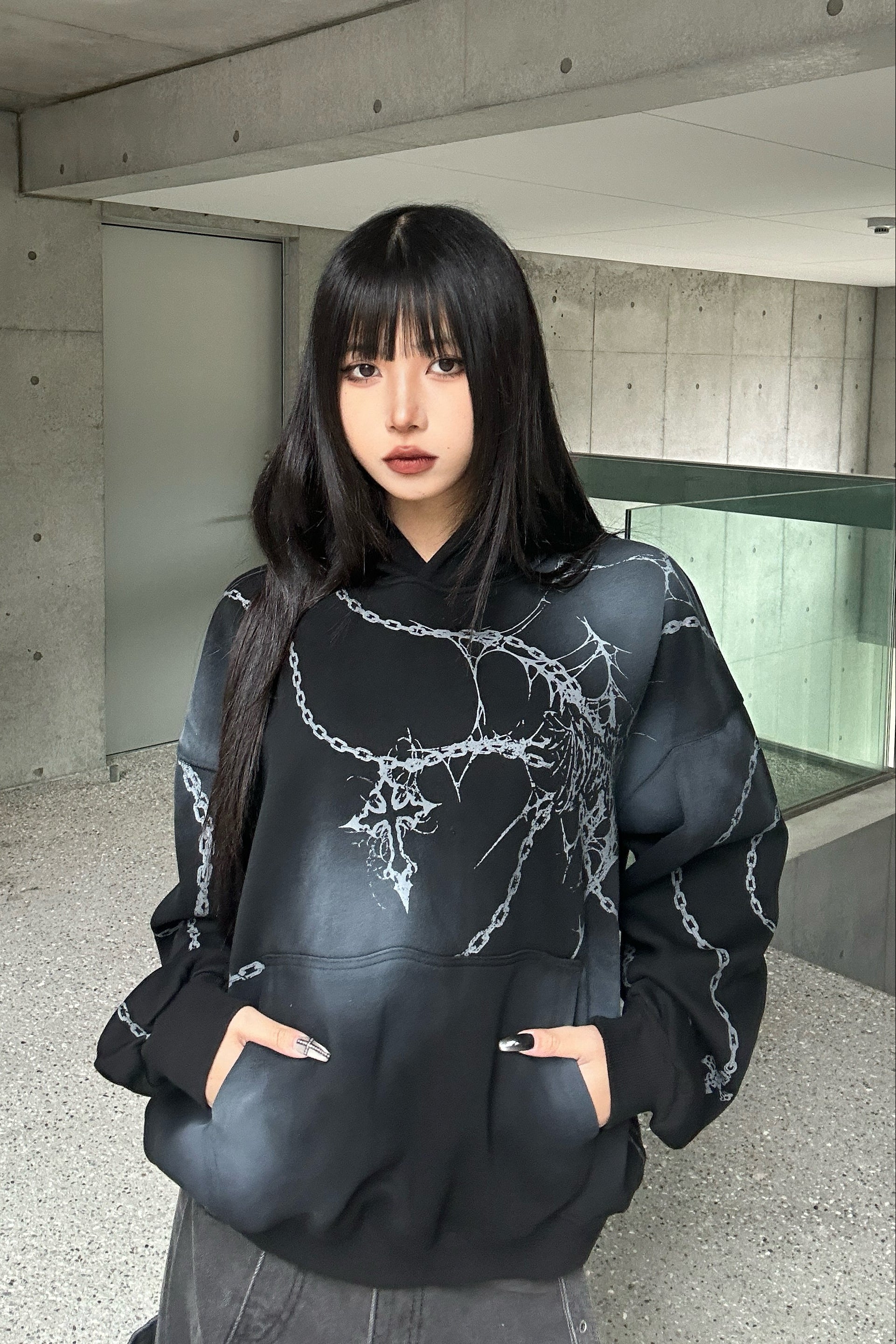 チェーンウォッシュパーカー KSG21122