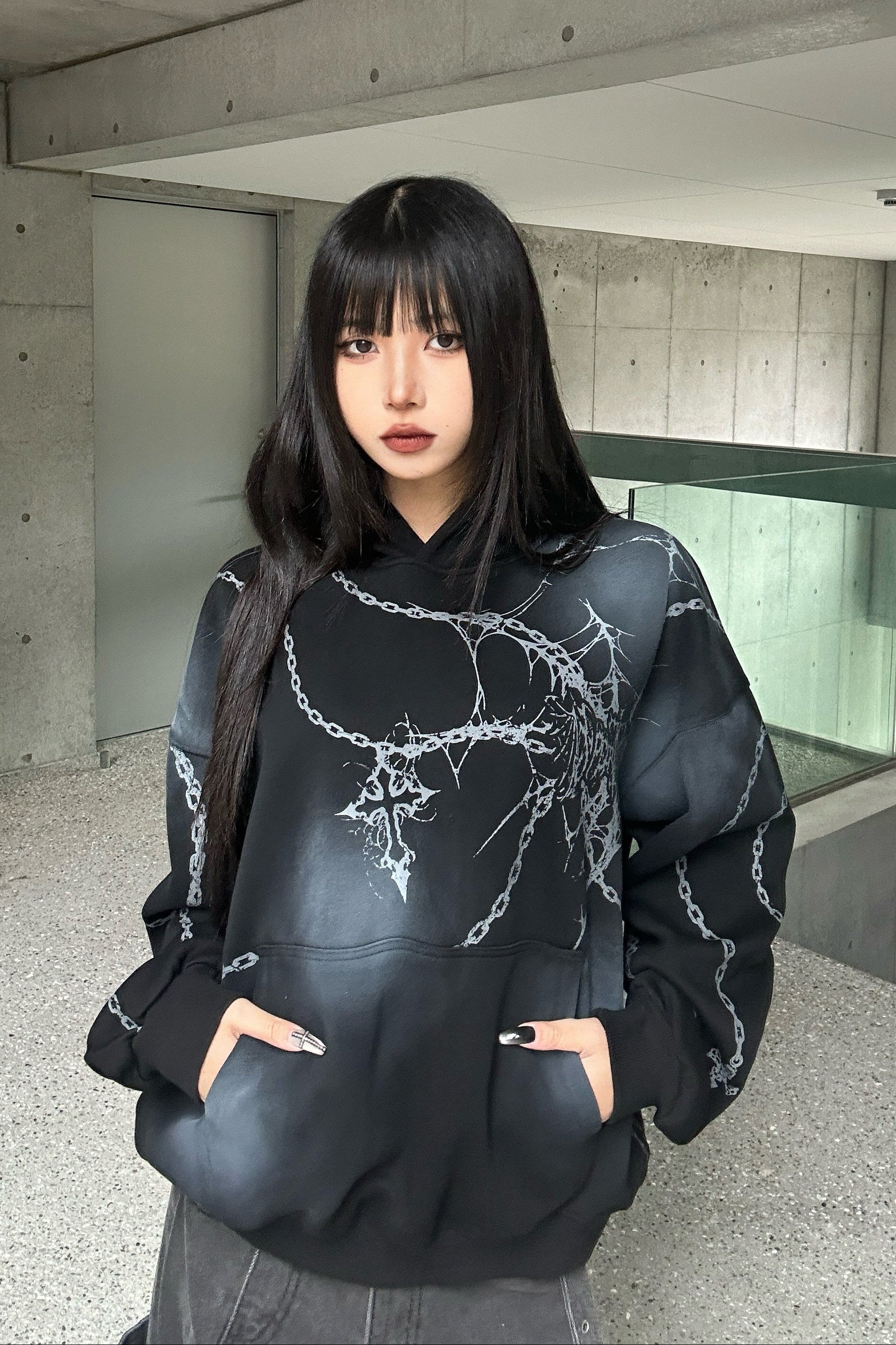 チェーンウォッシュパーカー KSG21122