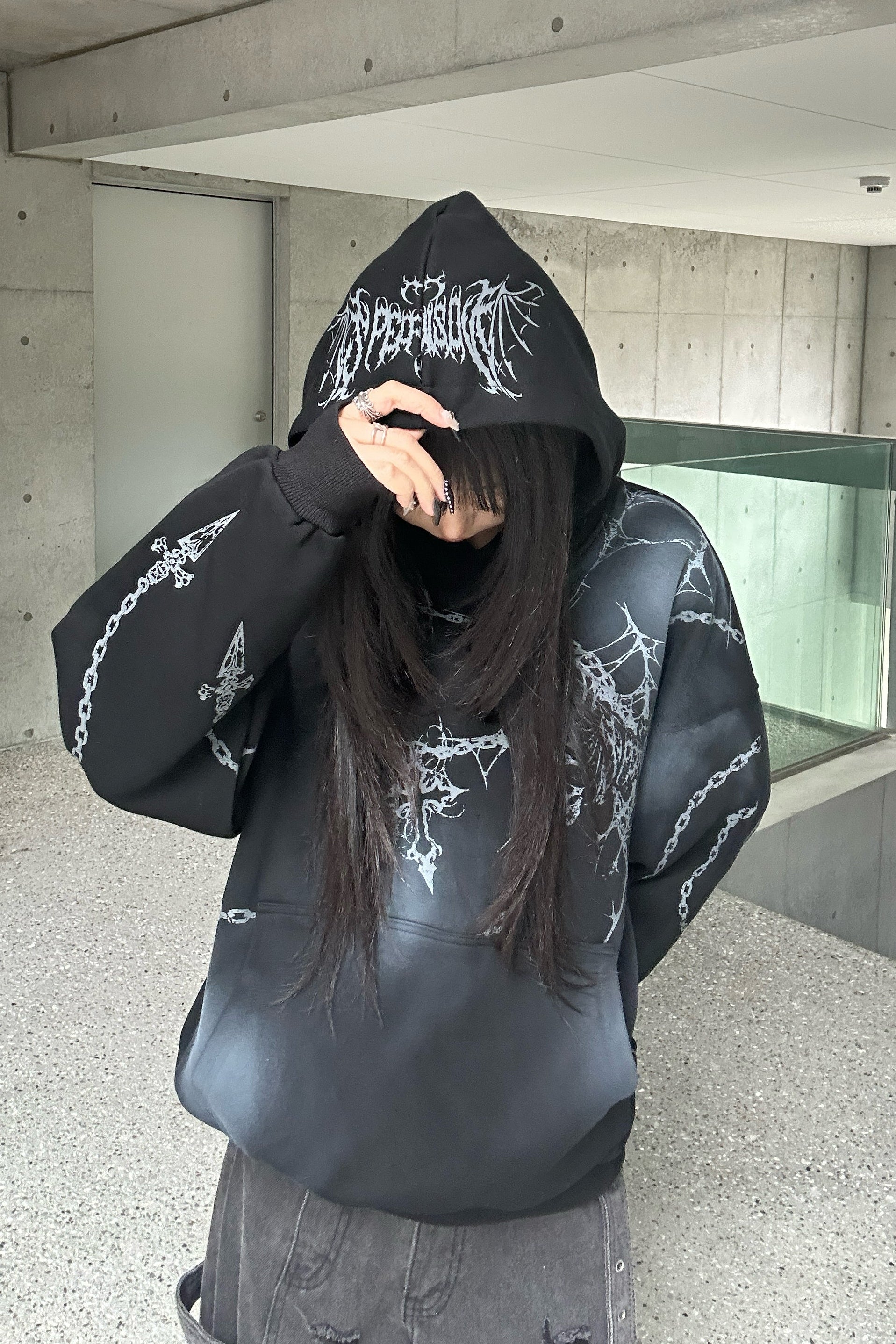 チェーンウォッシュパーカー KSG21122