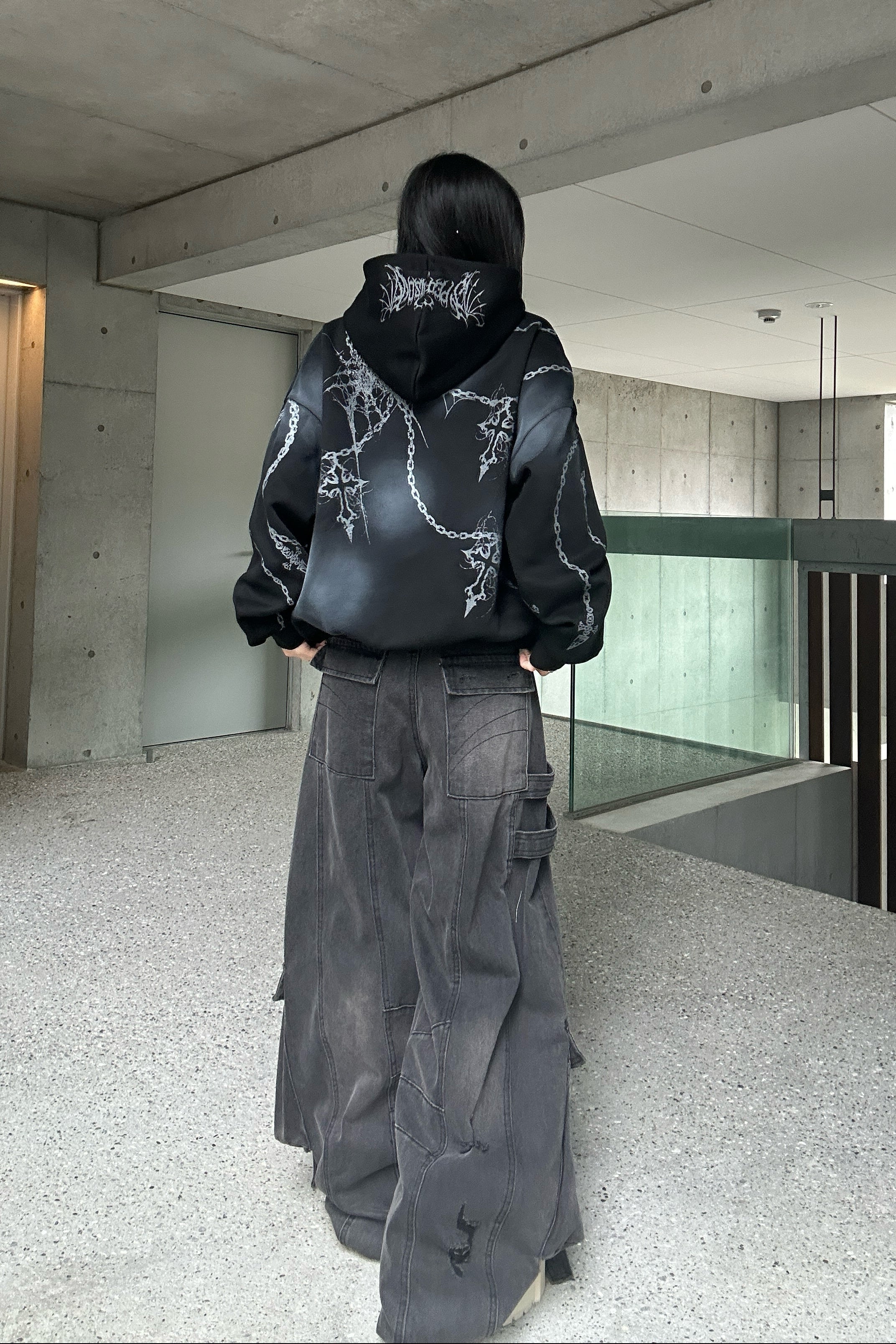 チェーンウォッシュパーカー KSG21122