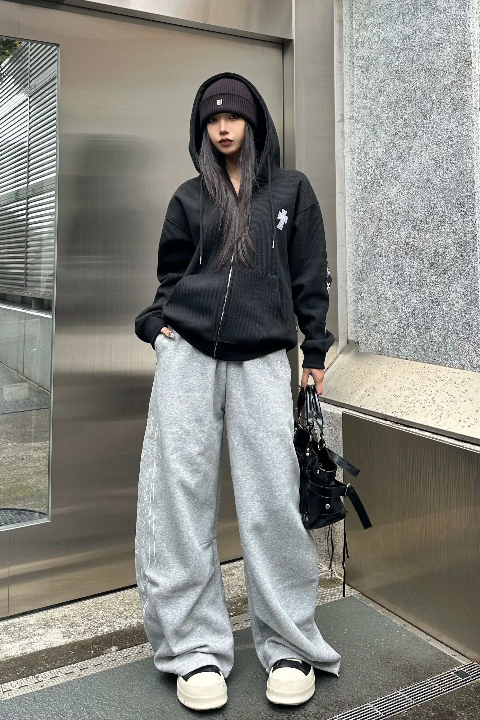 サイドレタリングスウェットパンツ KSG19381