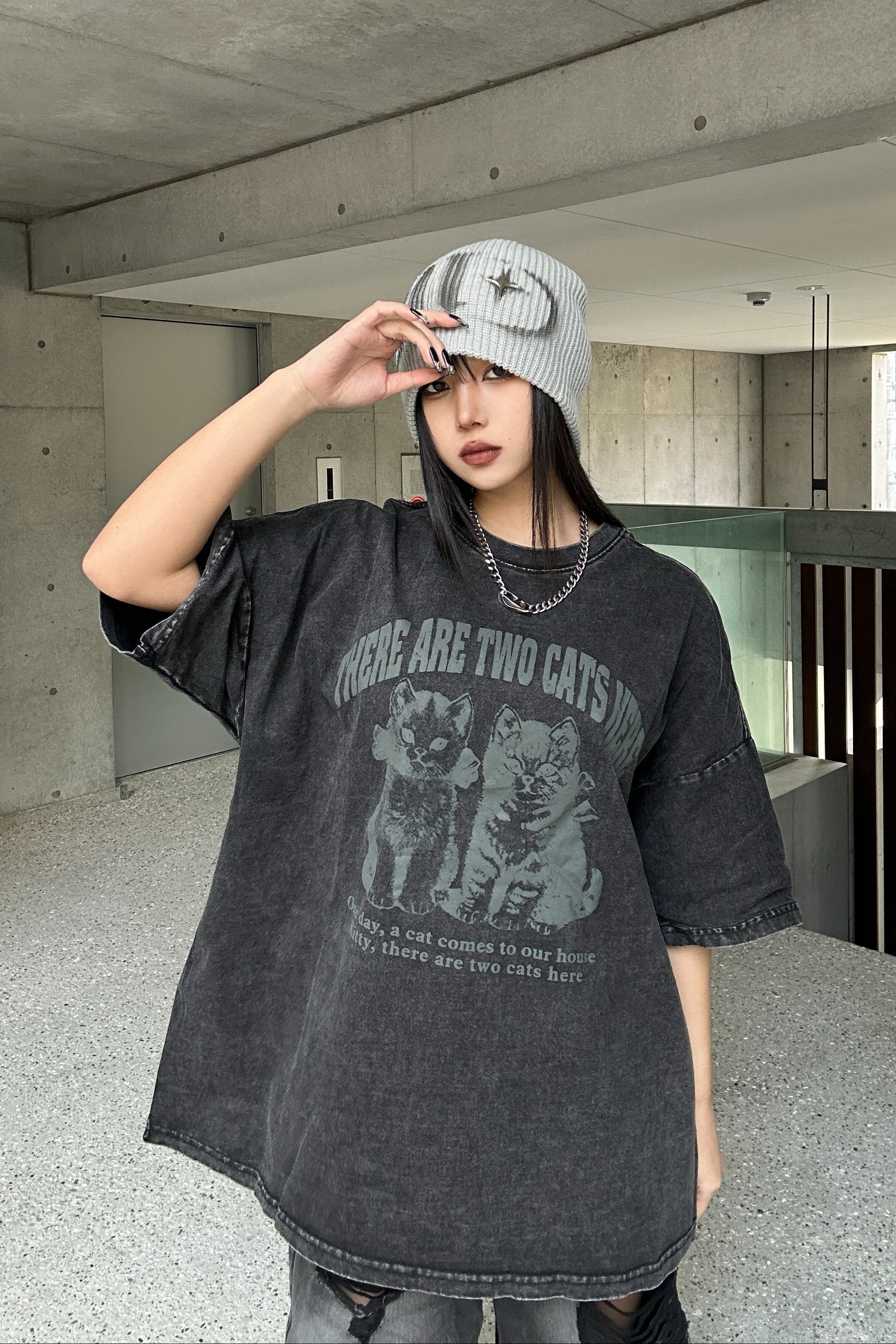 ヴィンテージキャットTシャツ KSG21241