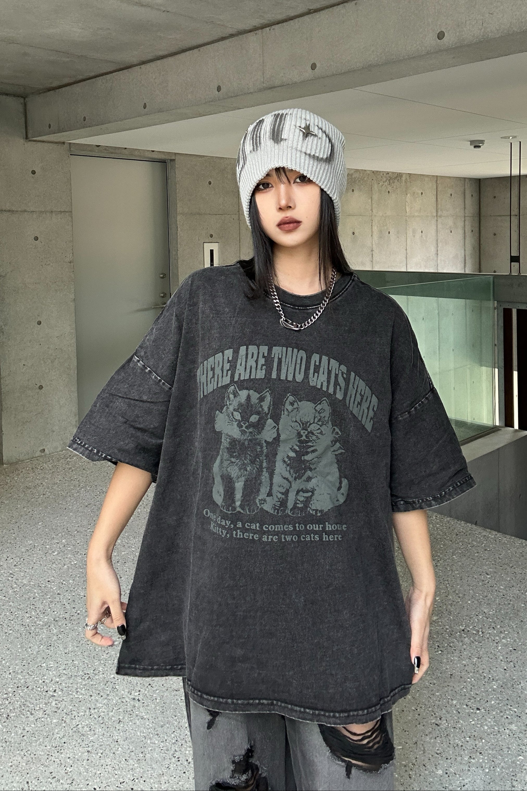 ヴィンテージキャットTシャツ KSG20786