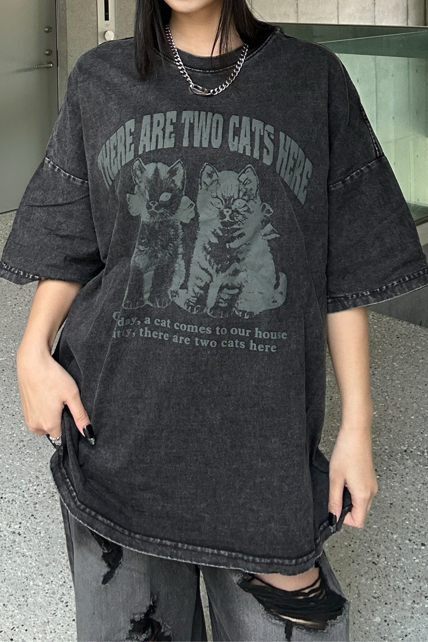 ヴィンテージキャットTシャツ KSG21241