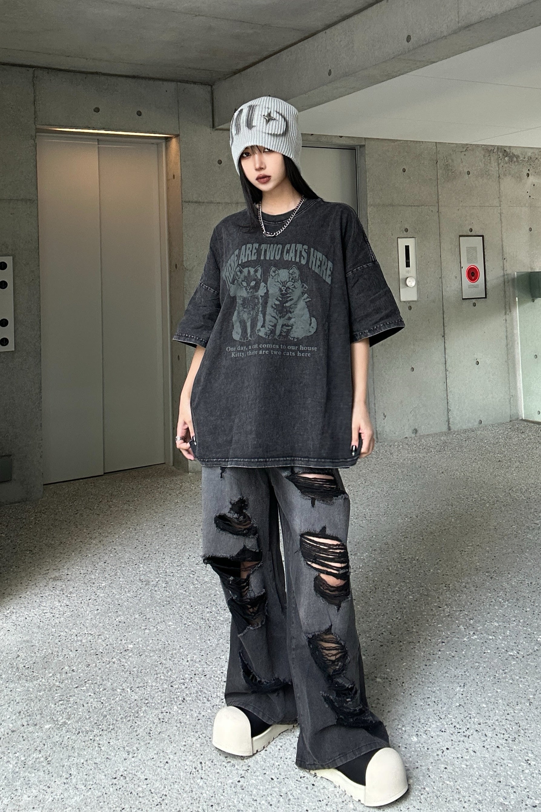 ヴィンテージキャットTシャツ KSG20786