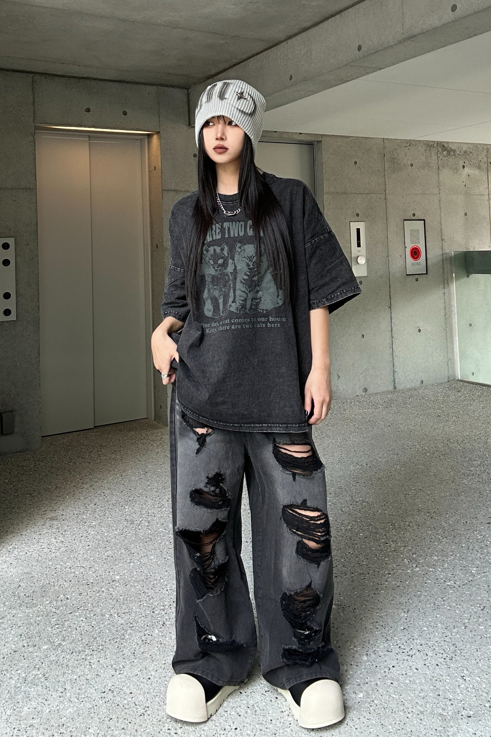 ヴィンテージキャットTシャツ KSG21241