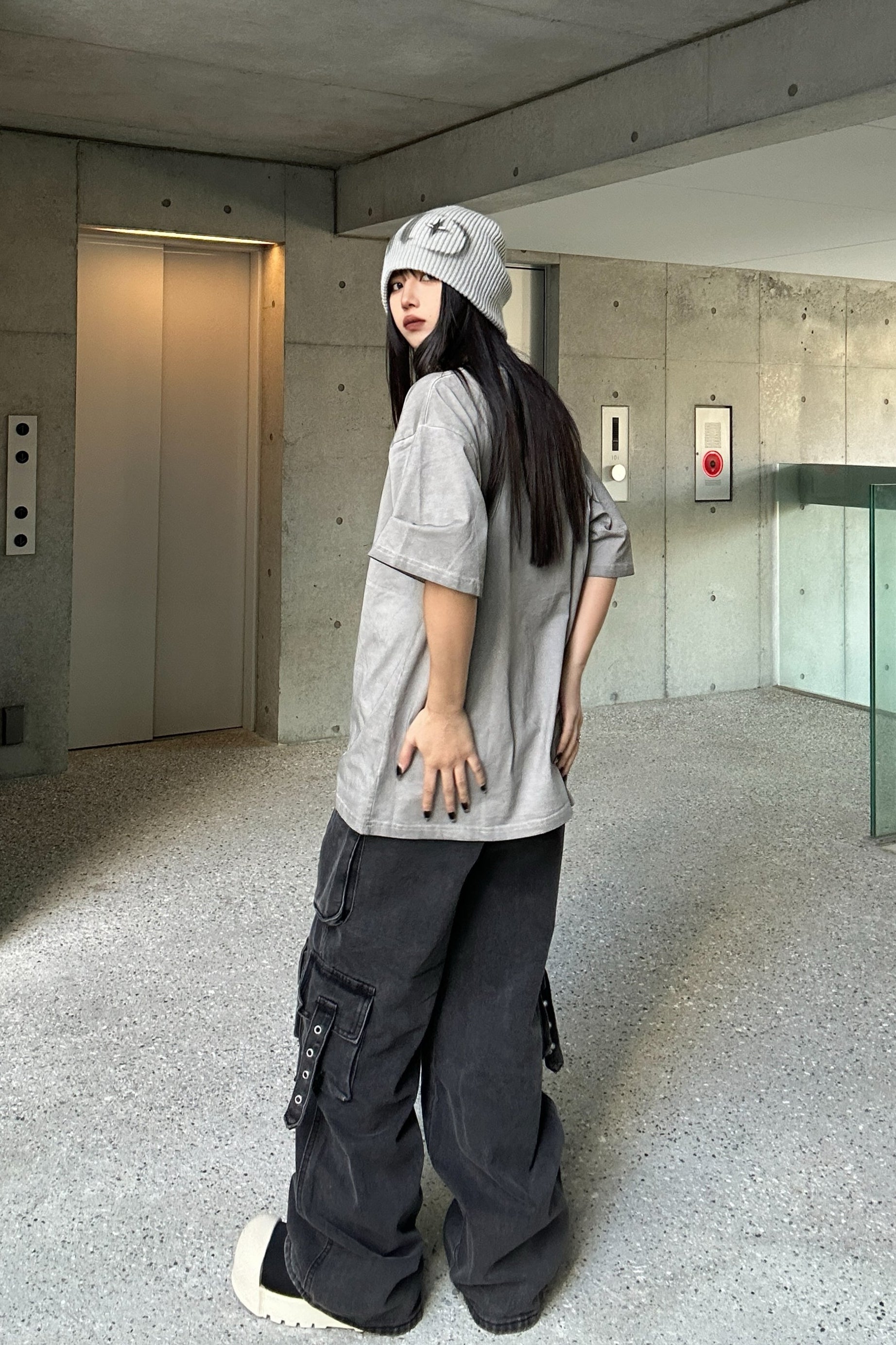 ベルトデザインカーゴパンツ KSG19227