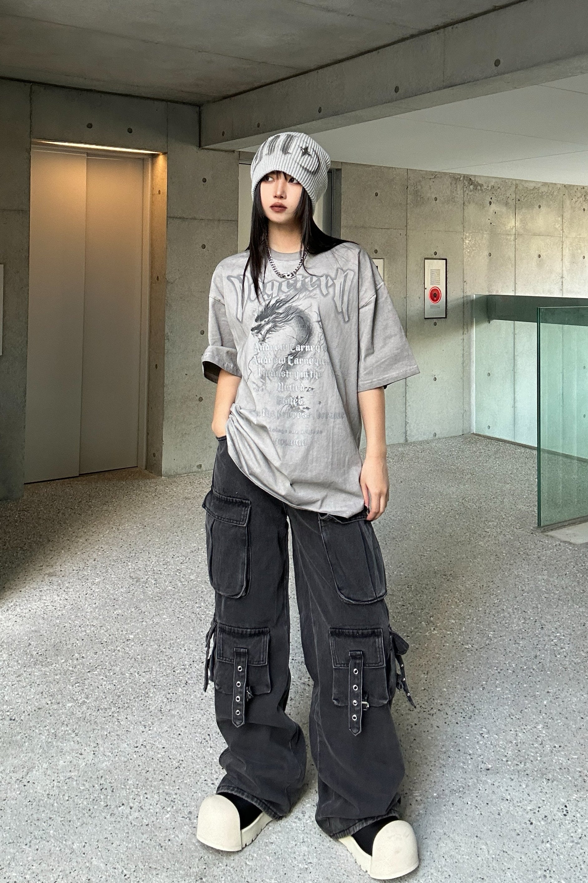 ベルトデザインカーゴパンツ KSG19227