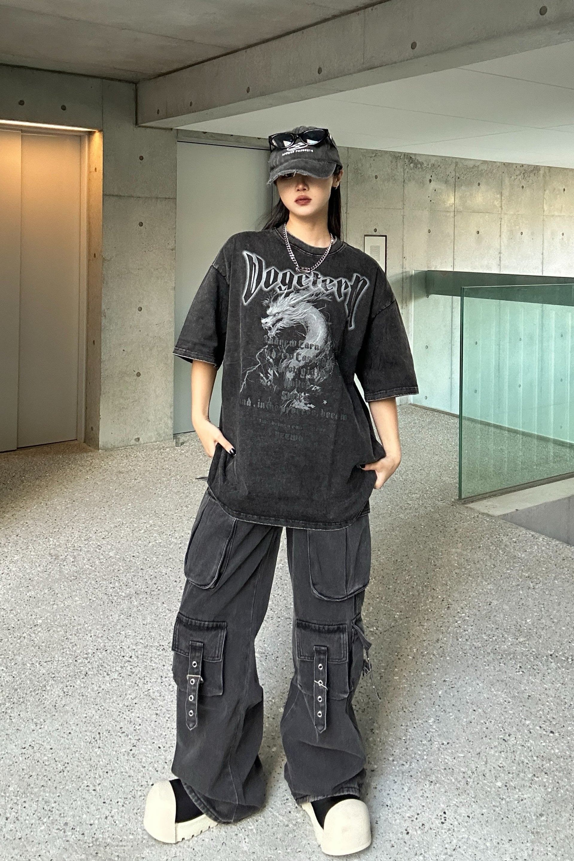 ベルトデザインカーゴパンツ KSG19227