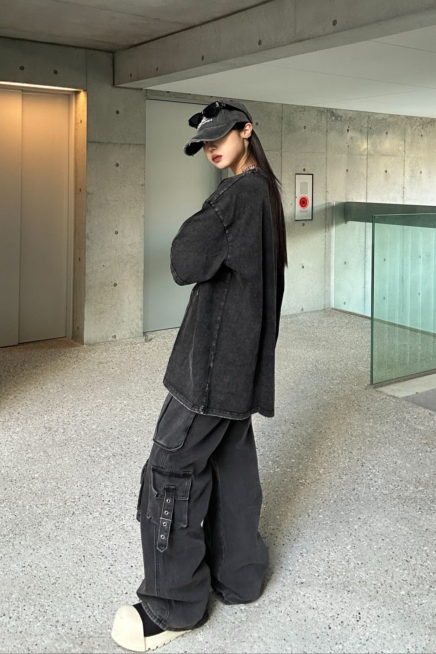 ベルトデザインカーゴパンツ KSG19227