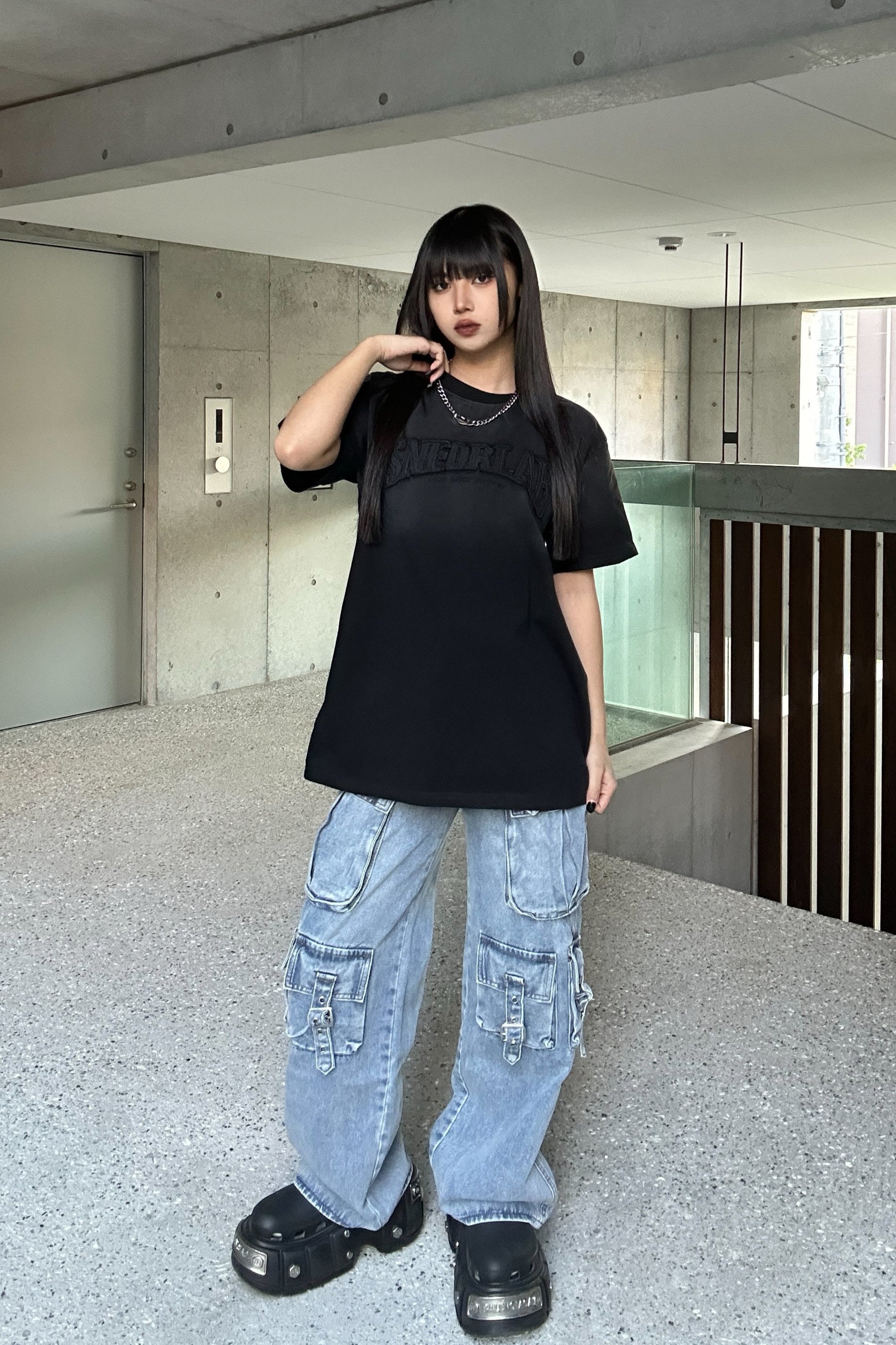 ベルトデザインカーゴパンツ KSG19227