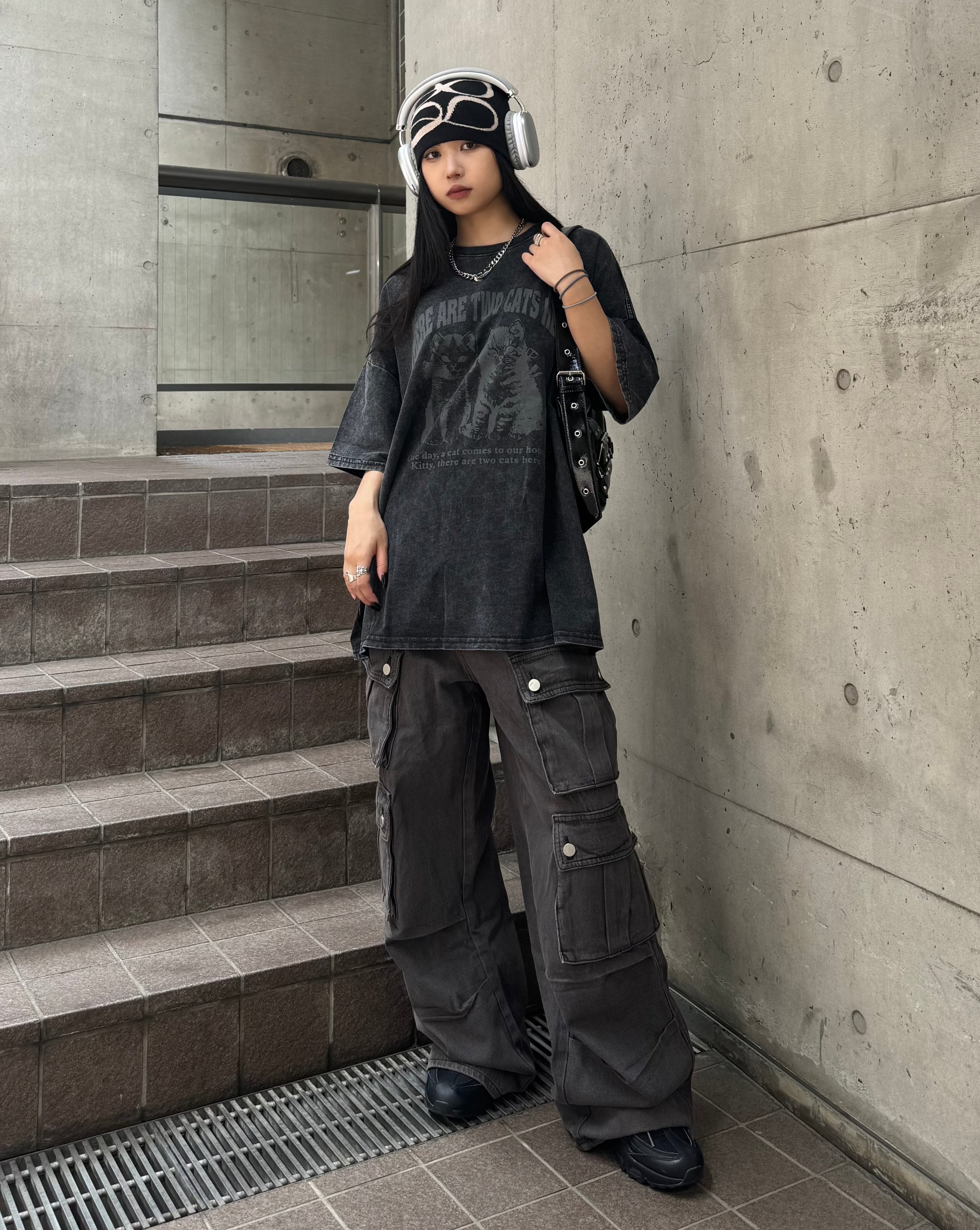 ヴィンテージキャットTシャツ KSG21241