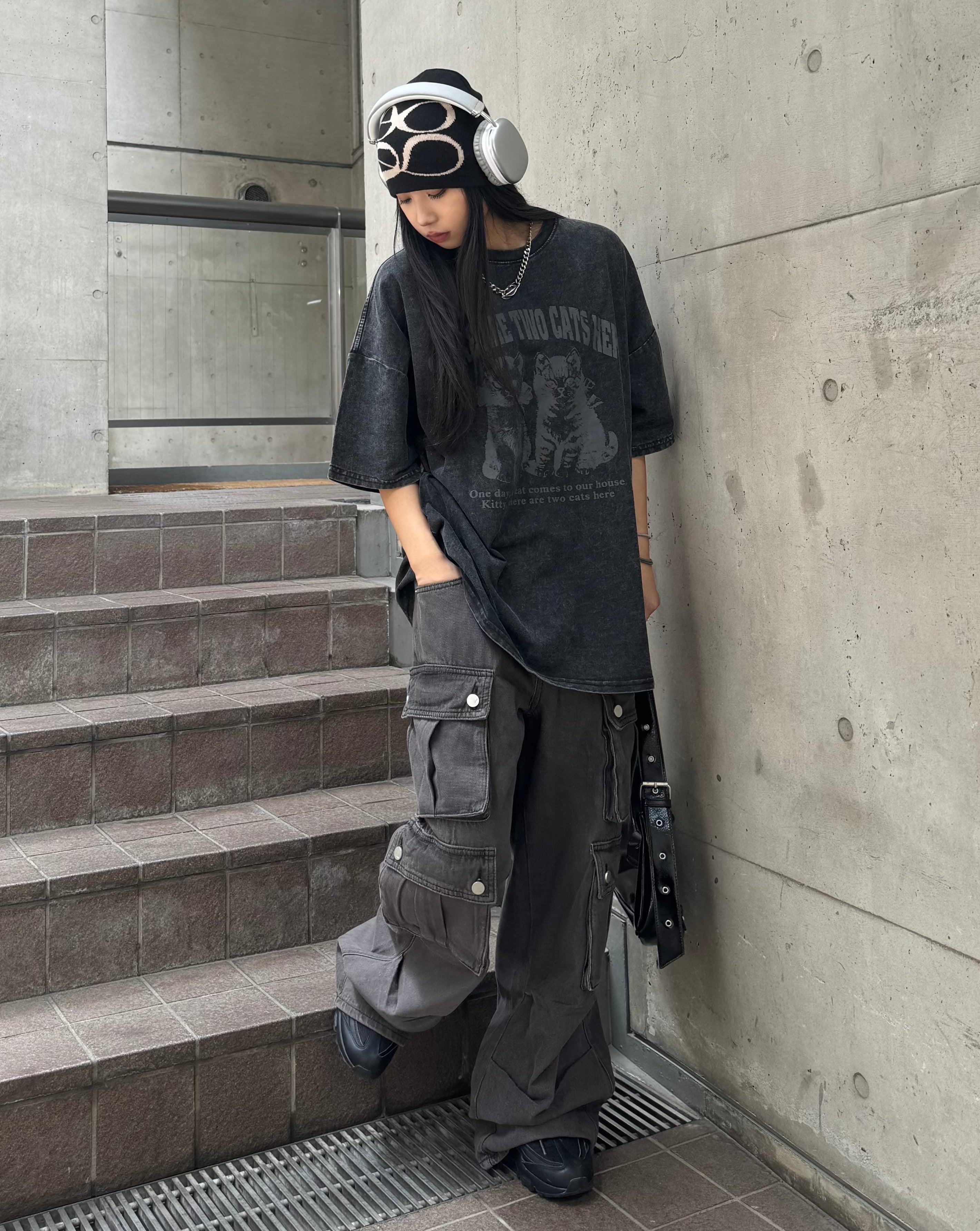 ヴィンテージキャットTシャツ KSG20786