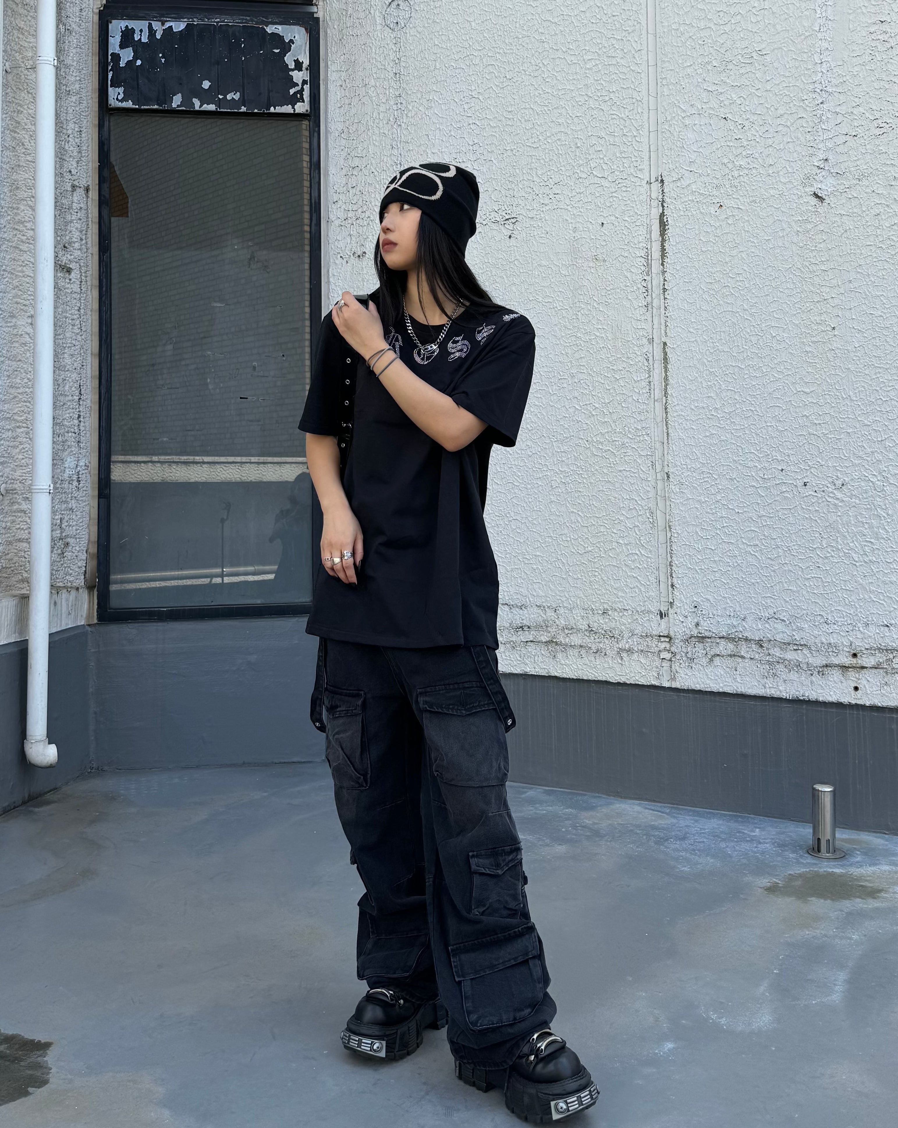 モードクロスメタルTシャツ KSG19080