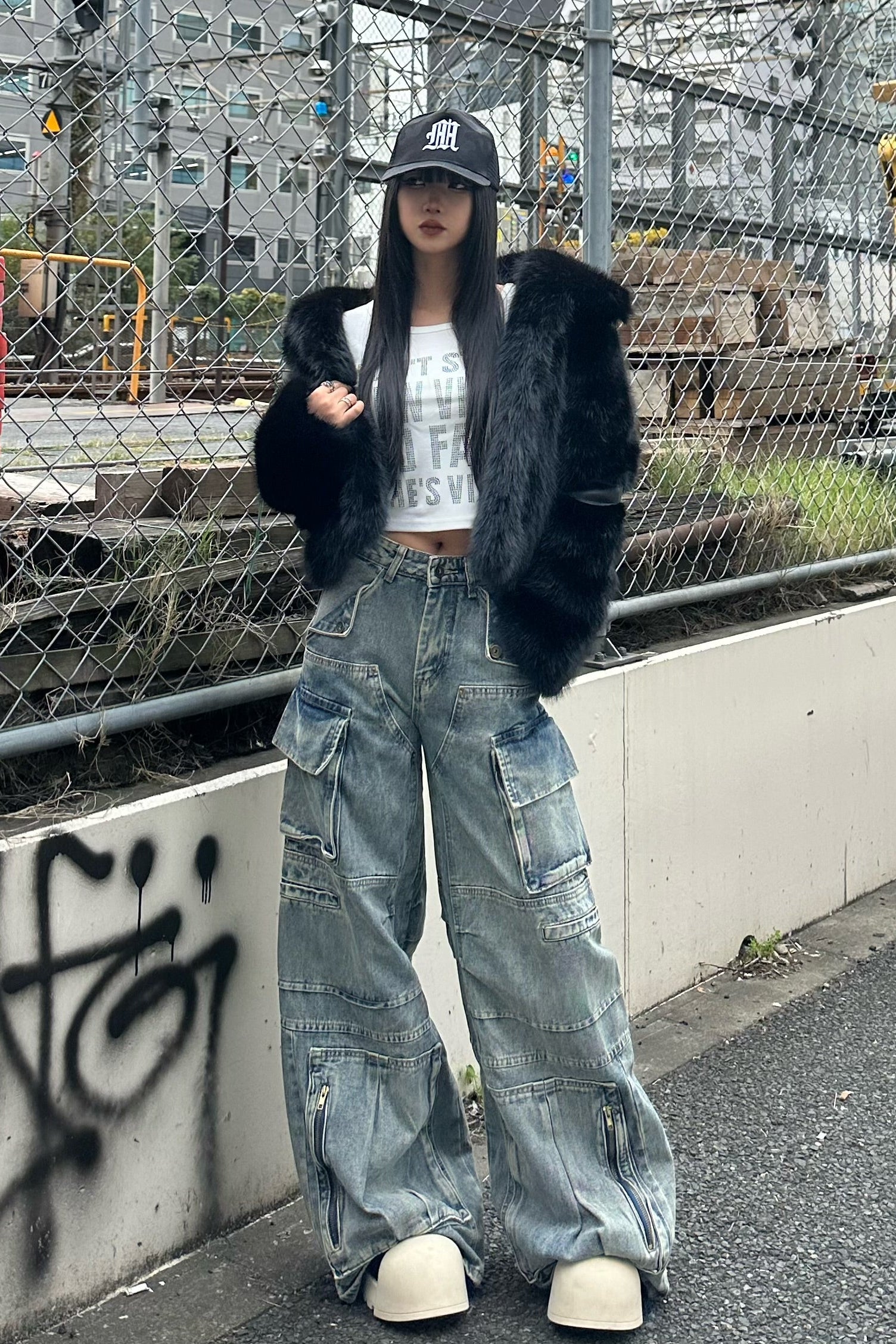 レタリングクロップドトップス KSG21178