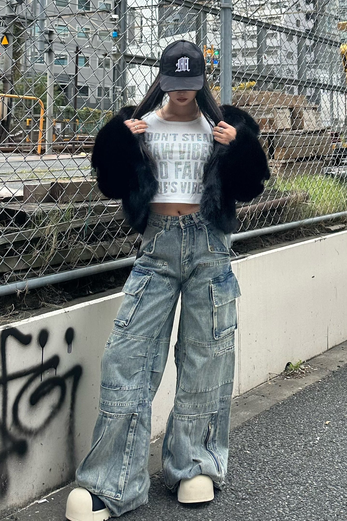 マルチポケットロングストリングパンツ KSG19394