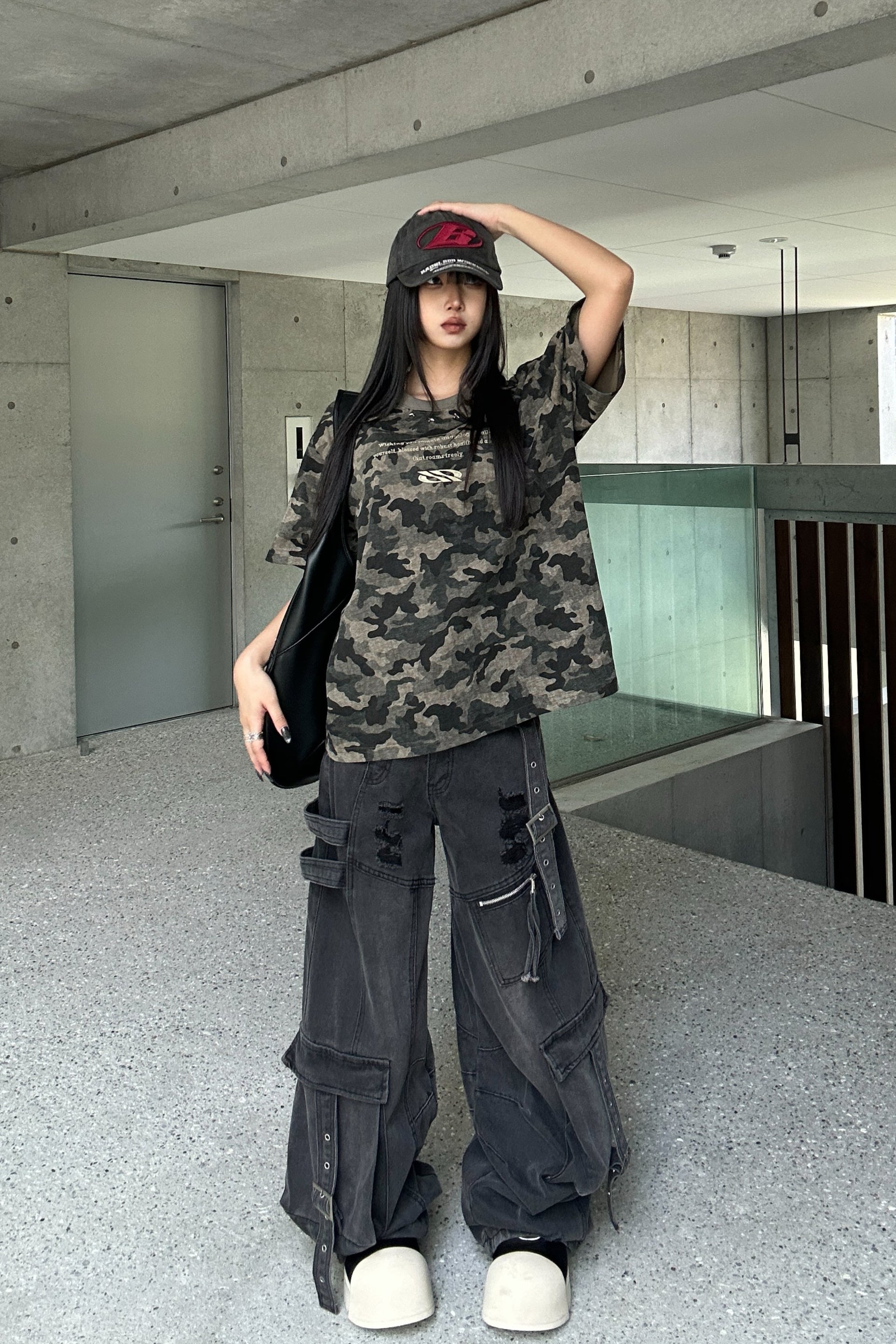 カモフラージュスタッズTシャツ KSG20839