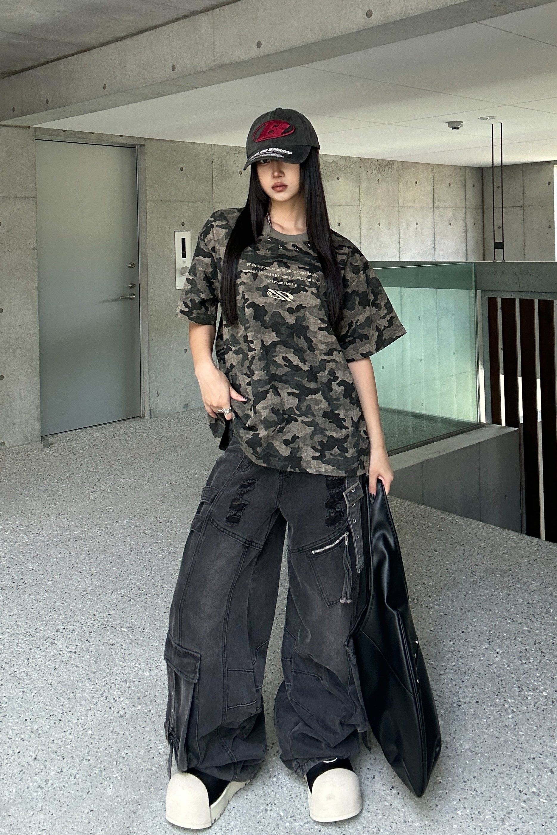 カモフラージュスタッズTシャツ KSG20839