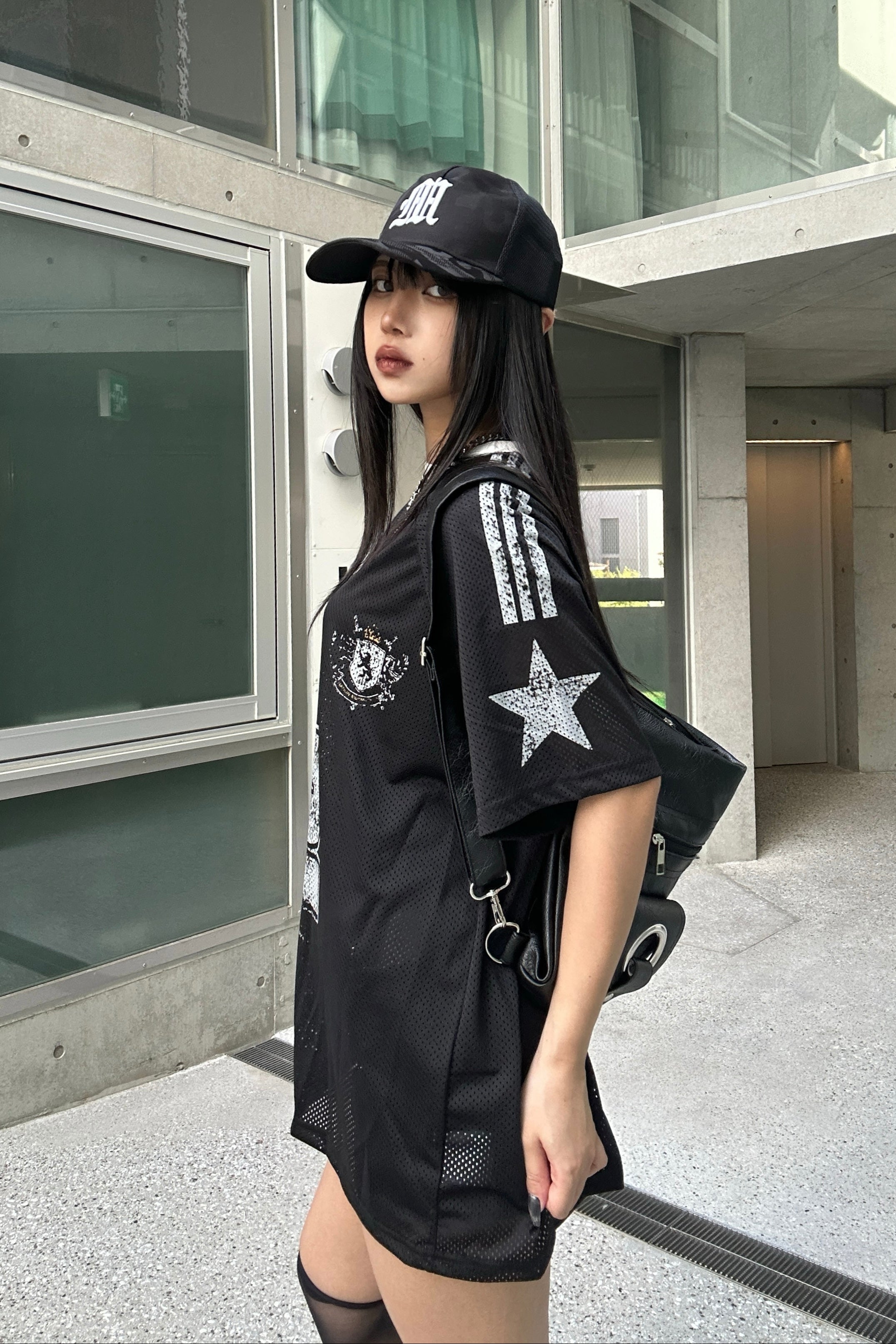 ヴィンテージプリントメッシュTシャツ KSG20842