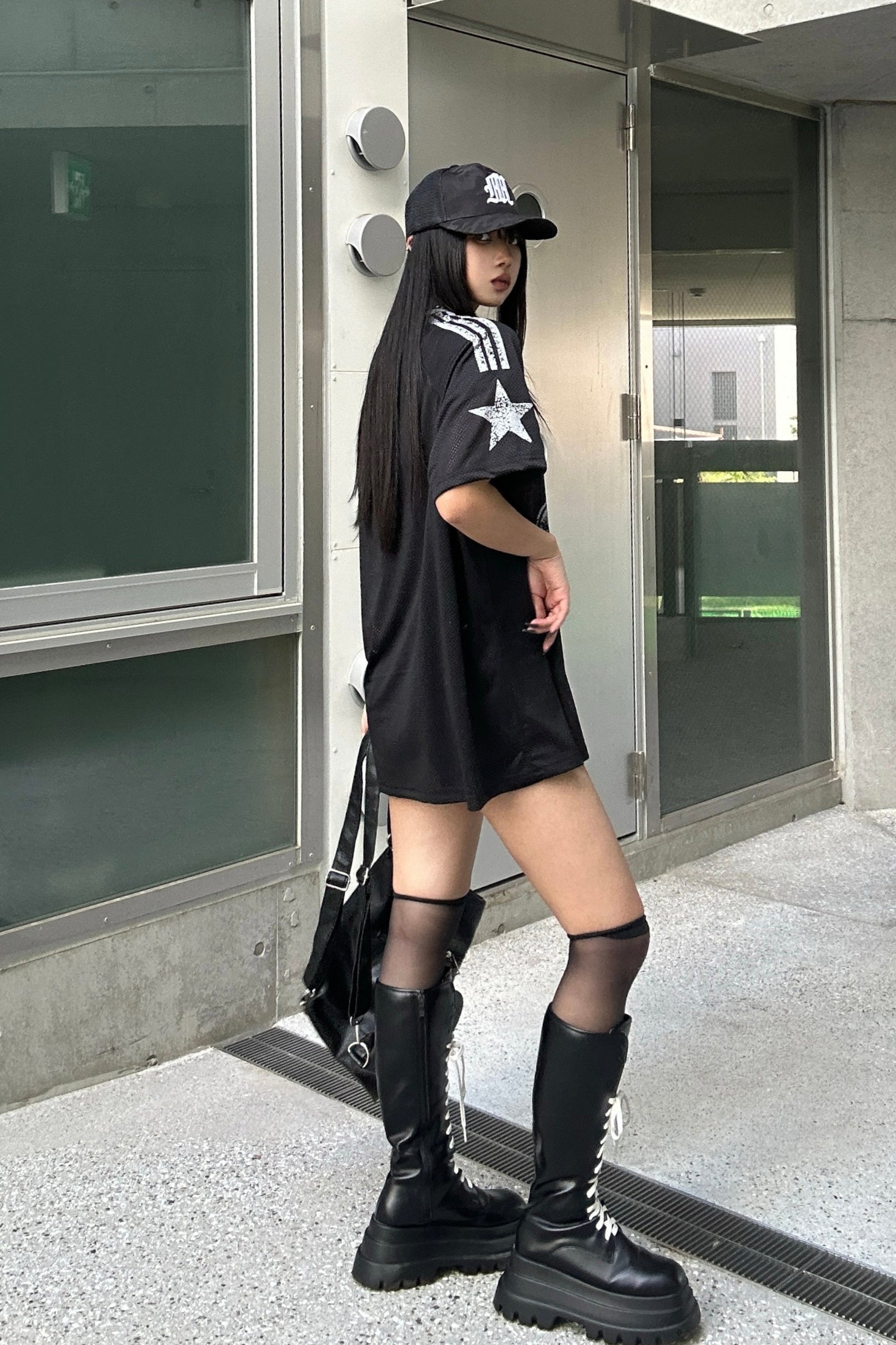 ヴィンテージプリントメッシュTシャツ KSG20842