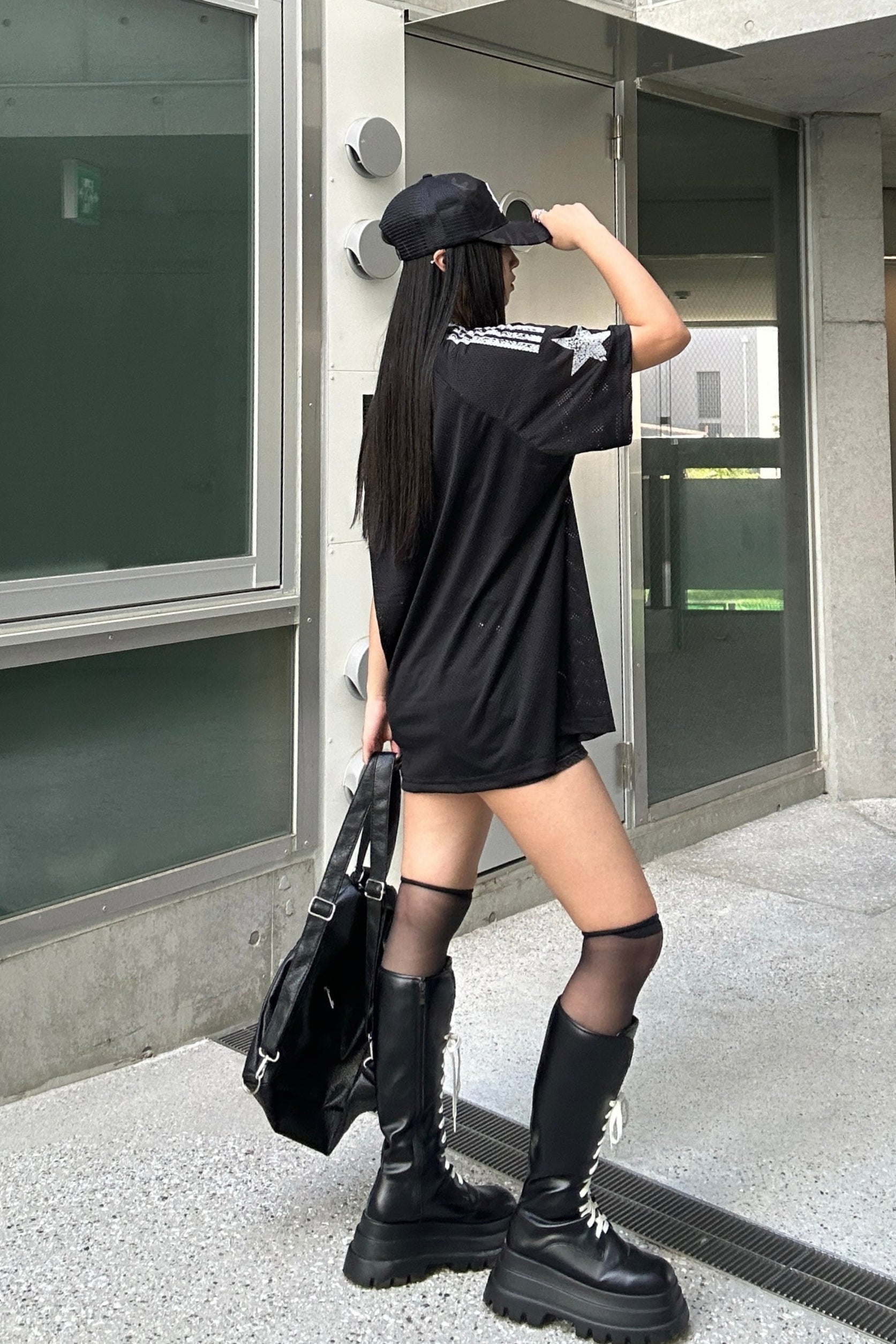 ヴィンテージプリントメッシュTシャツ KSG20842